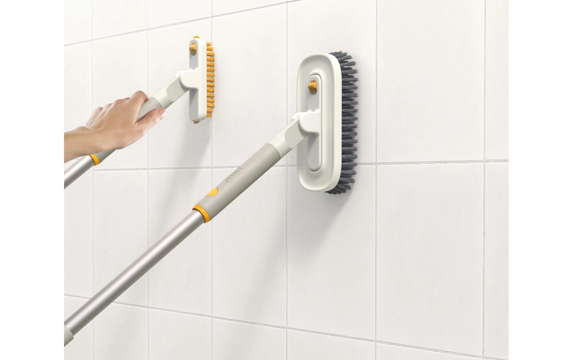 Joseph Joseph Brosse de nettoyage »Fliesenschrubber CleanTech 2-in-1, 10 x 31 cm«