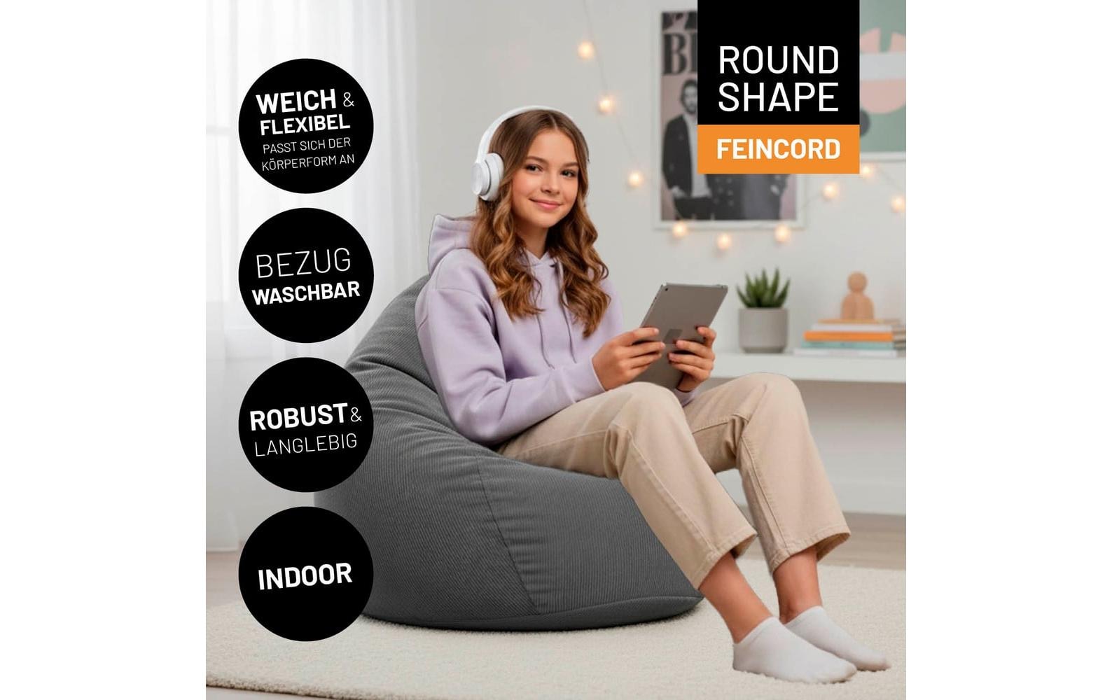 Lumaland Sitzsack »185 l Comfort«