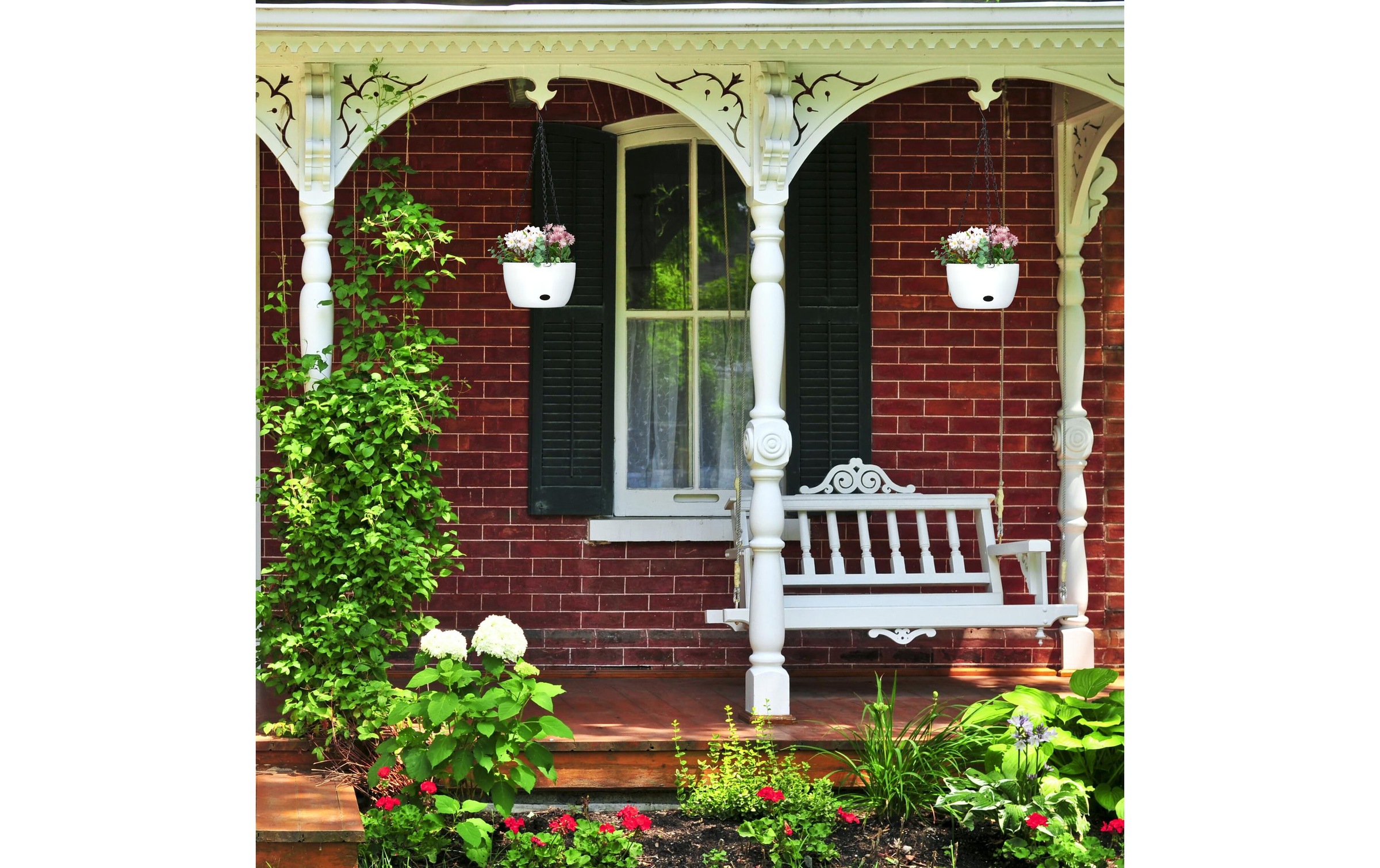 relaxdays Blumenampel »2er Set«