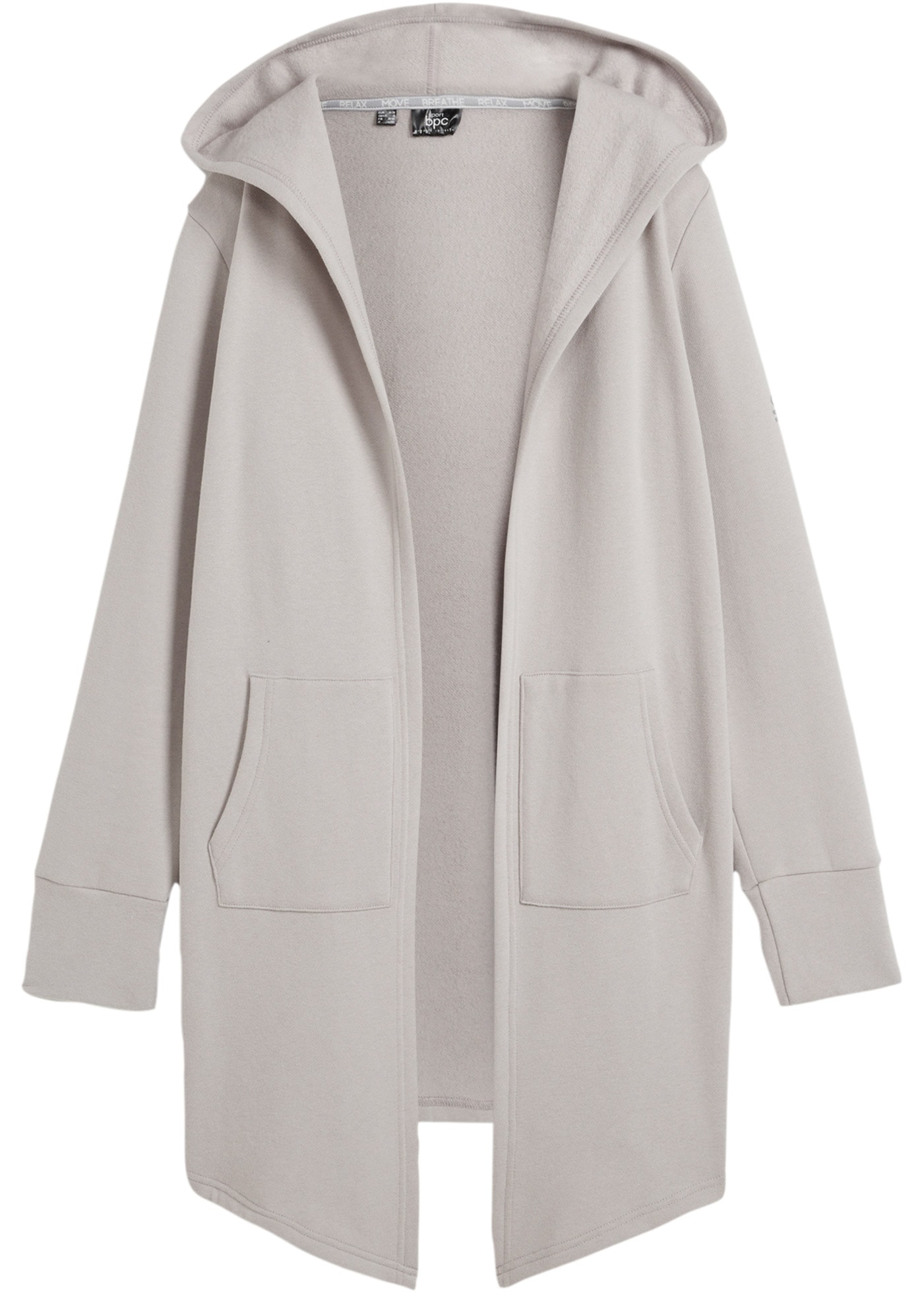 bonprix Veste sweat »Long-Sweatjacke«, Long-Sweatjacke
