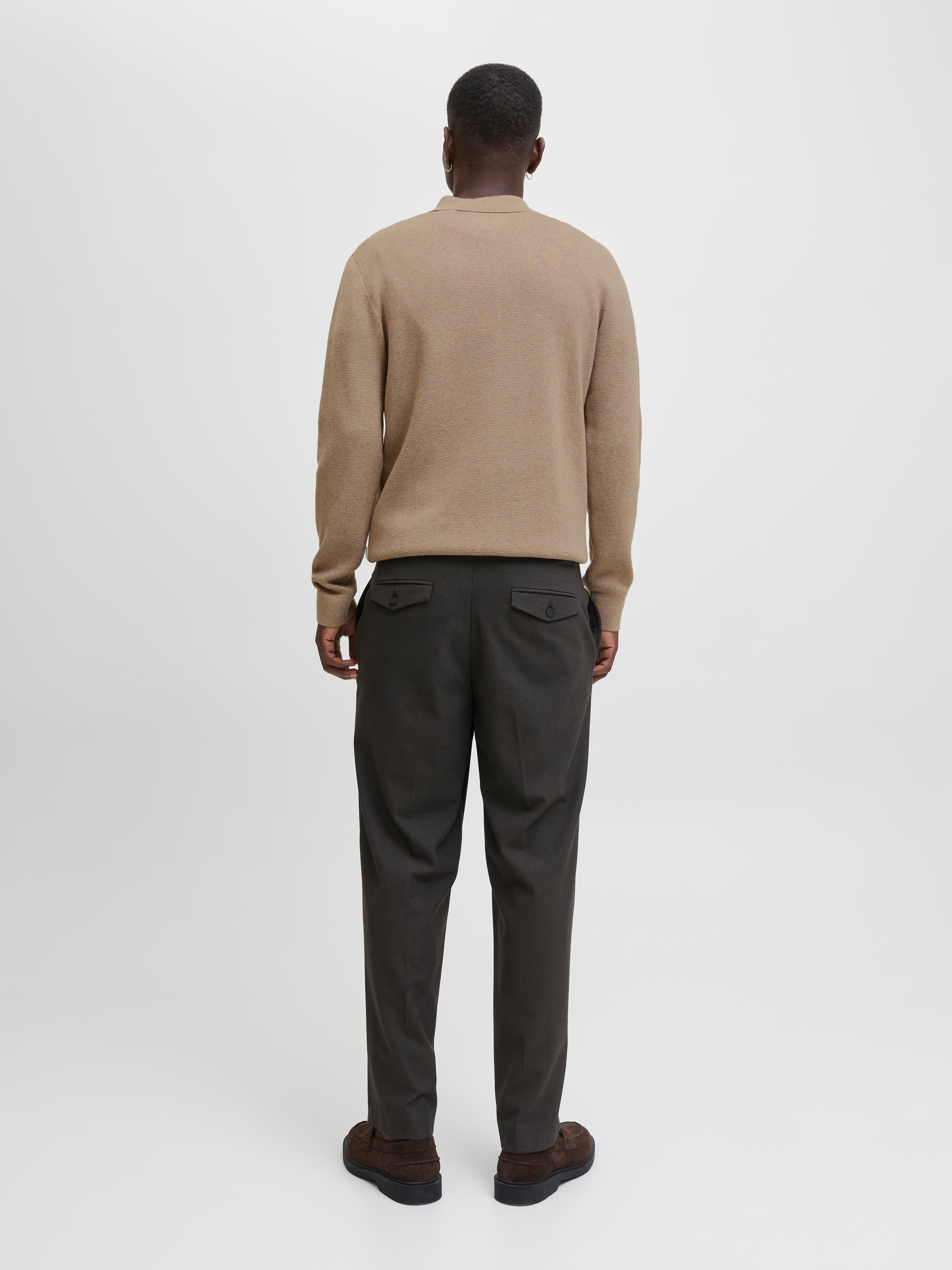 Jack & Jones Pull à col polo »JPRBLAMILANO STITCH KNIT ZIP POLO SN«