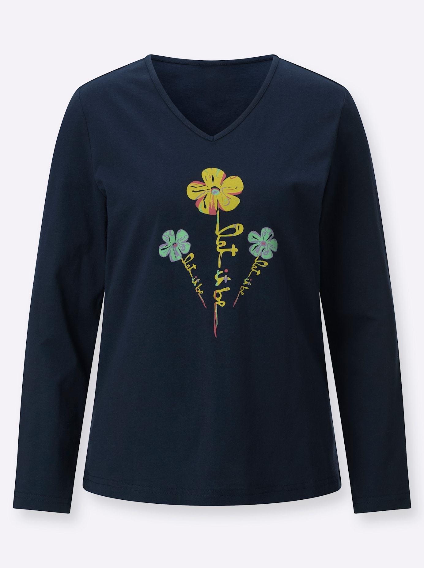 Classic Basics T-shirt en V »V-Shirt« 1