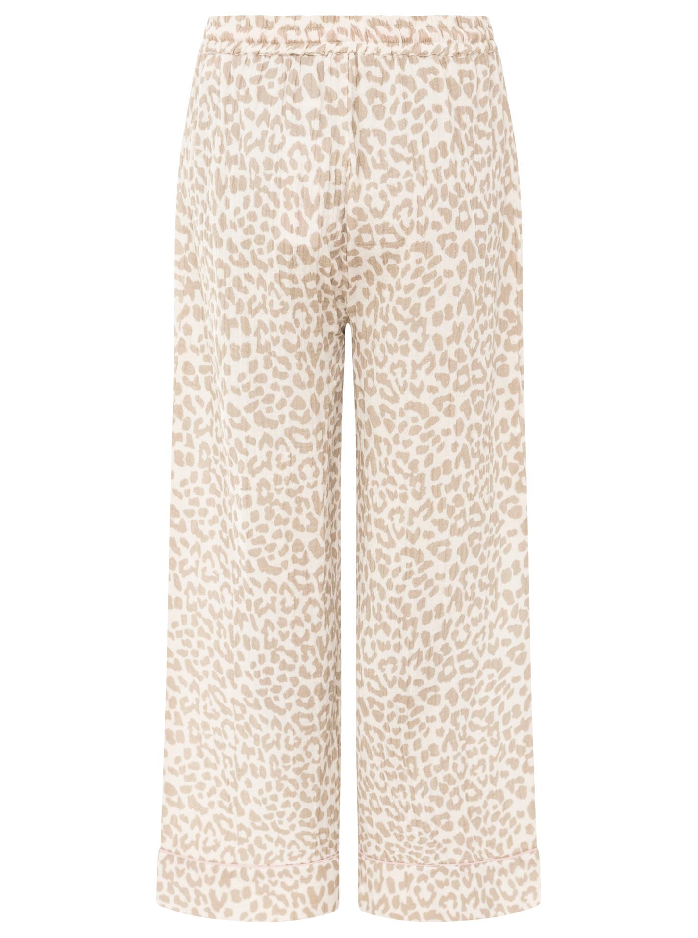 Zwillingsherz Pyjama »Classic Leo« 2 motif léopard, haut avec boutons, pantalon avec taille élastique