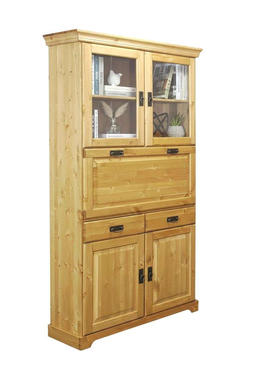 GOODproduct Sekretär »Rügen« aus massiver Kiefer, Breite 94 cm, made in EU