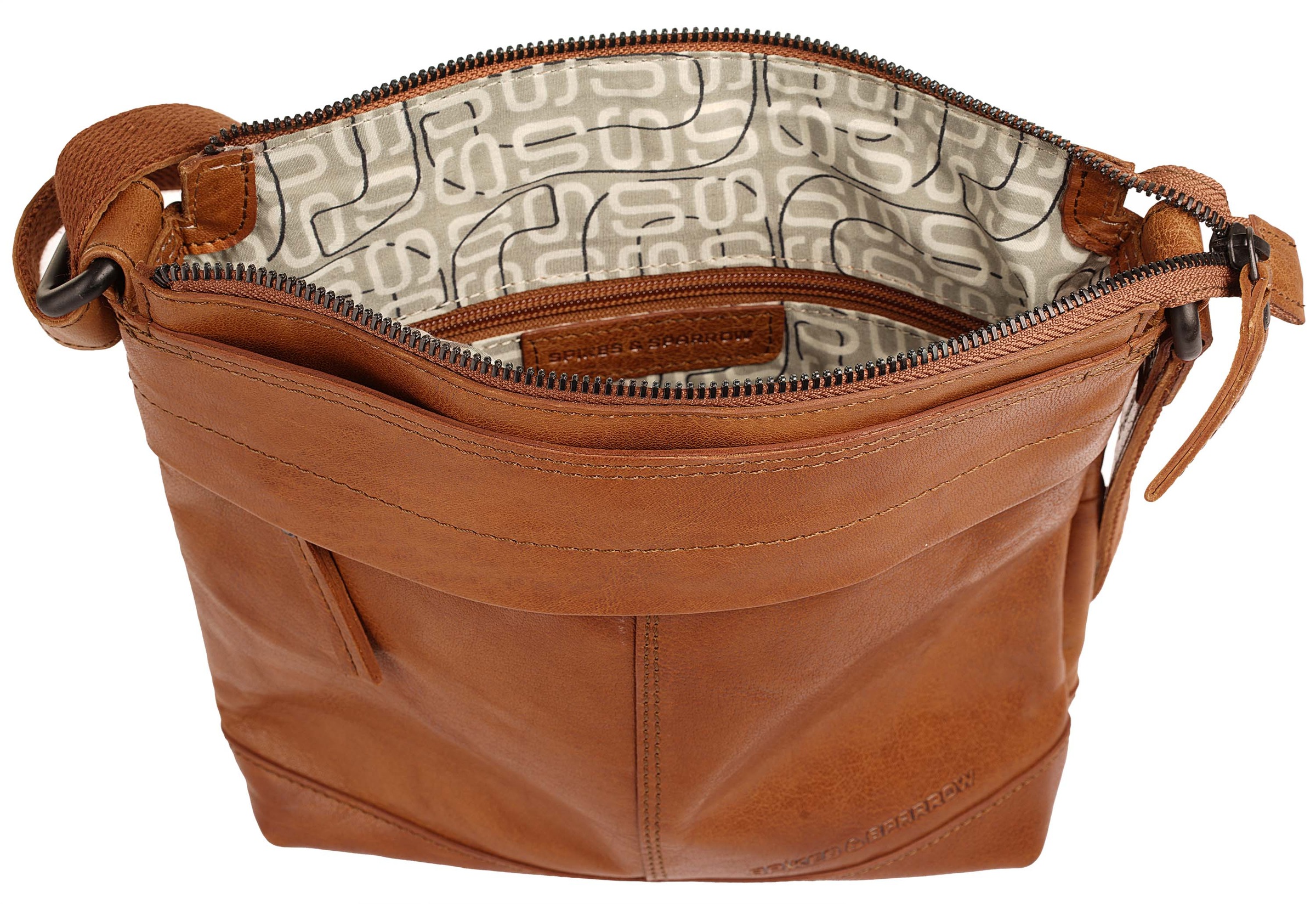 Spikes & Sparrow Umhängetasche echt Leder