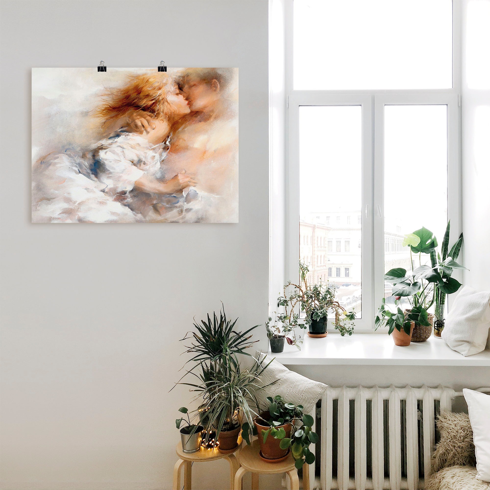 Artland »Leidenschaftlich« Paar 1 Stk. tlg. als Leinwandbild, Poster in verschied. Grössen