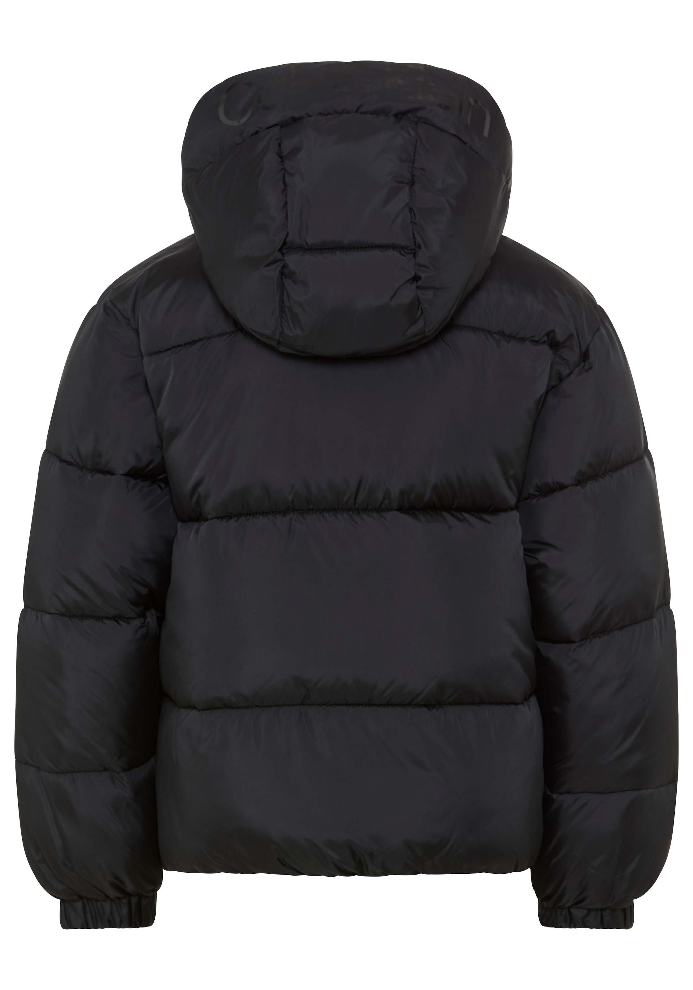 Calvin Klein Jeans Veste matelassée mit Kapuze abnehmbare Kapuze, Regular Fit, Logostickerei