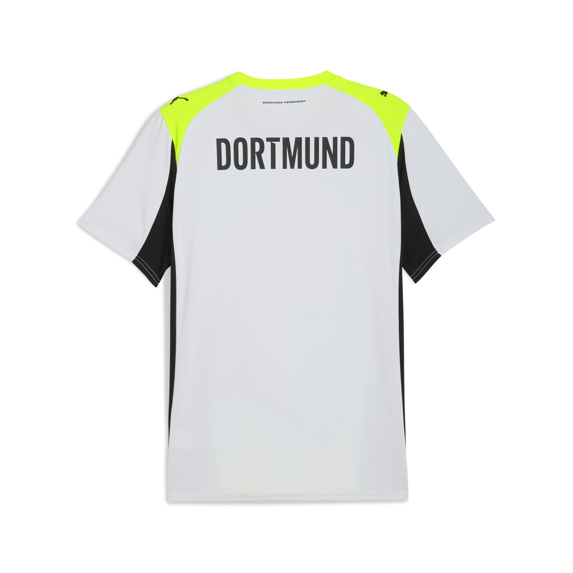 PUMA Fussballtrikot »BVB AWAY JERSEY REPLICA WITH SPONSOR« Regular Fit, für Fussball und sportliche Aktivitäten, mit Kurzarm