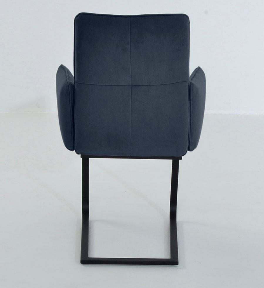 K+W Komfort & Wohnen Chaise cantilever »6502« () fauteuil à bascule avec accoudoirs, patins en acier plat noir