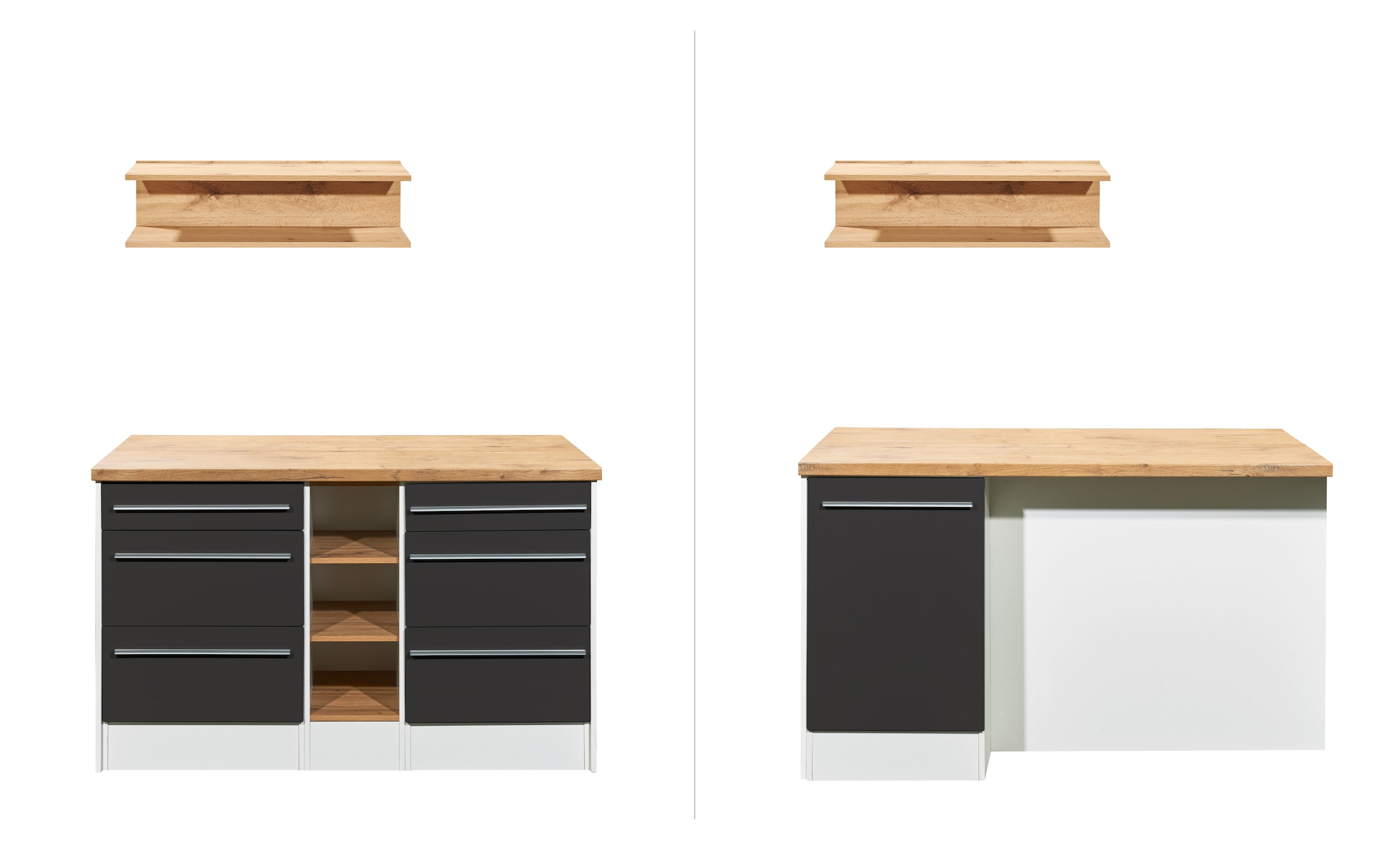 RESPEKTA Ilot de cuisine »Gabriel« largeur 150 cm, avec soft-close