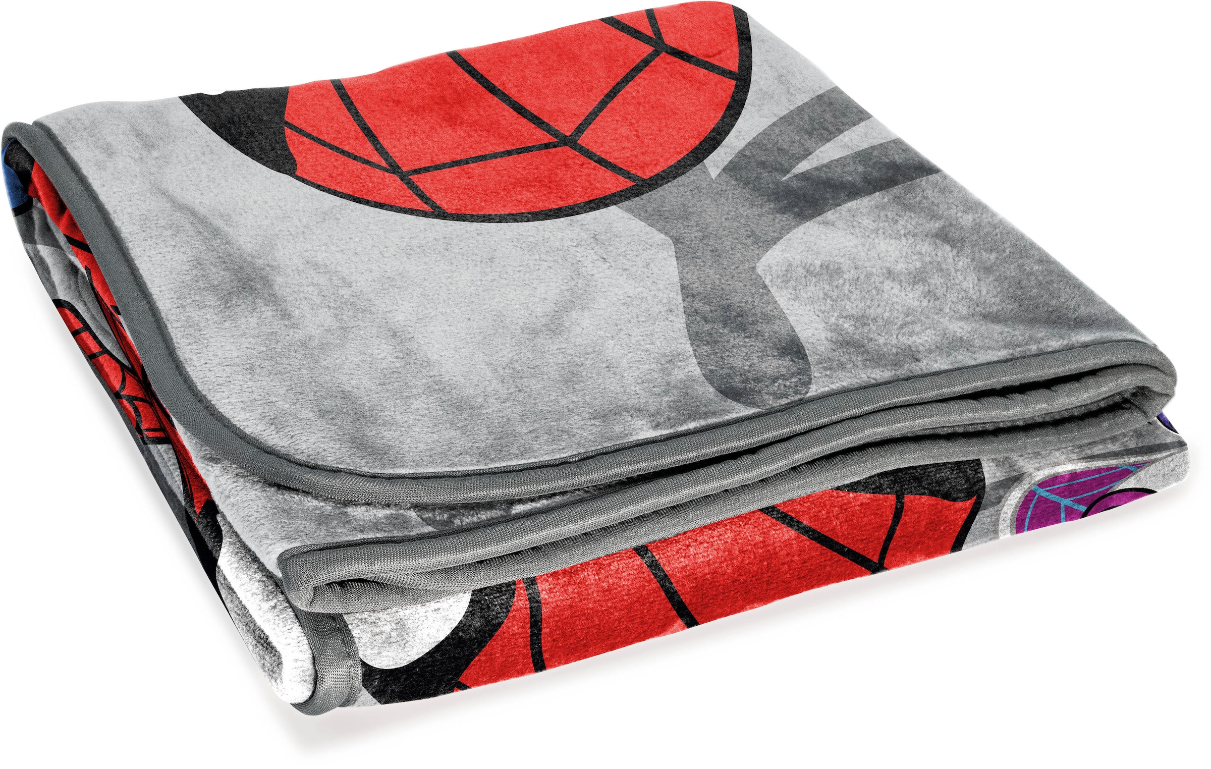 MARVEL Couverture pour enfants »Marvel Spidey 130 x 150 cm« avec Miles Morales & Ghost ESider Gwen