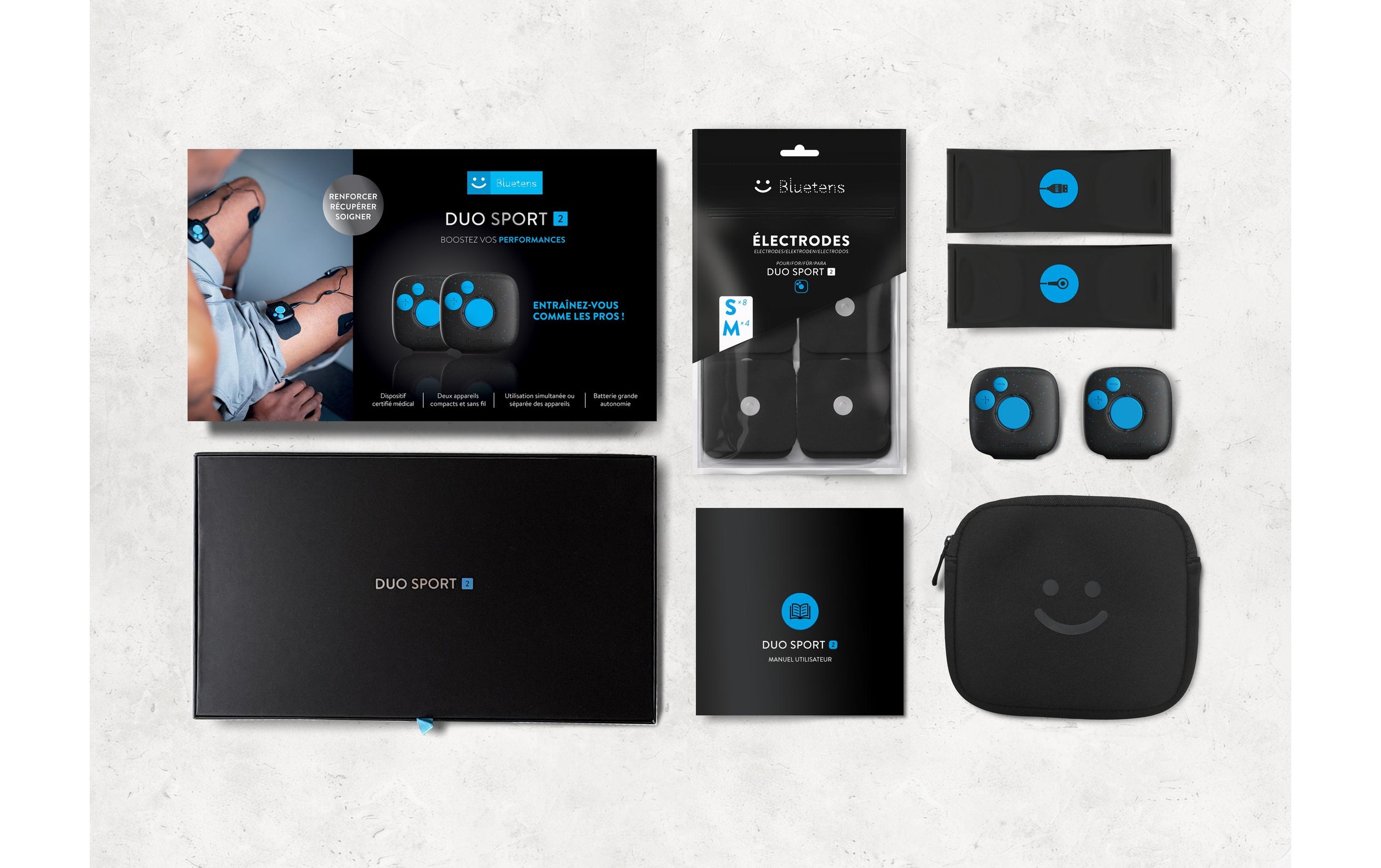 Bluetens Appareil d'électrostimulation du plancher pelvien »Duo Sport 2«