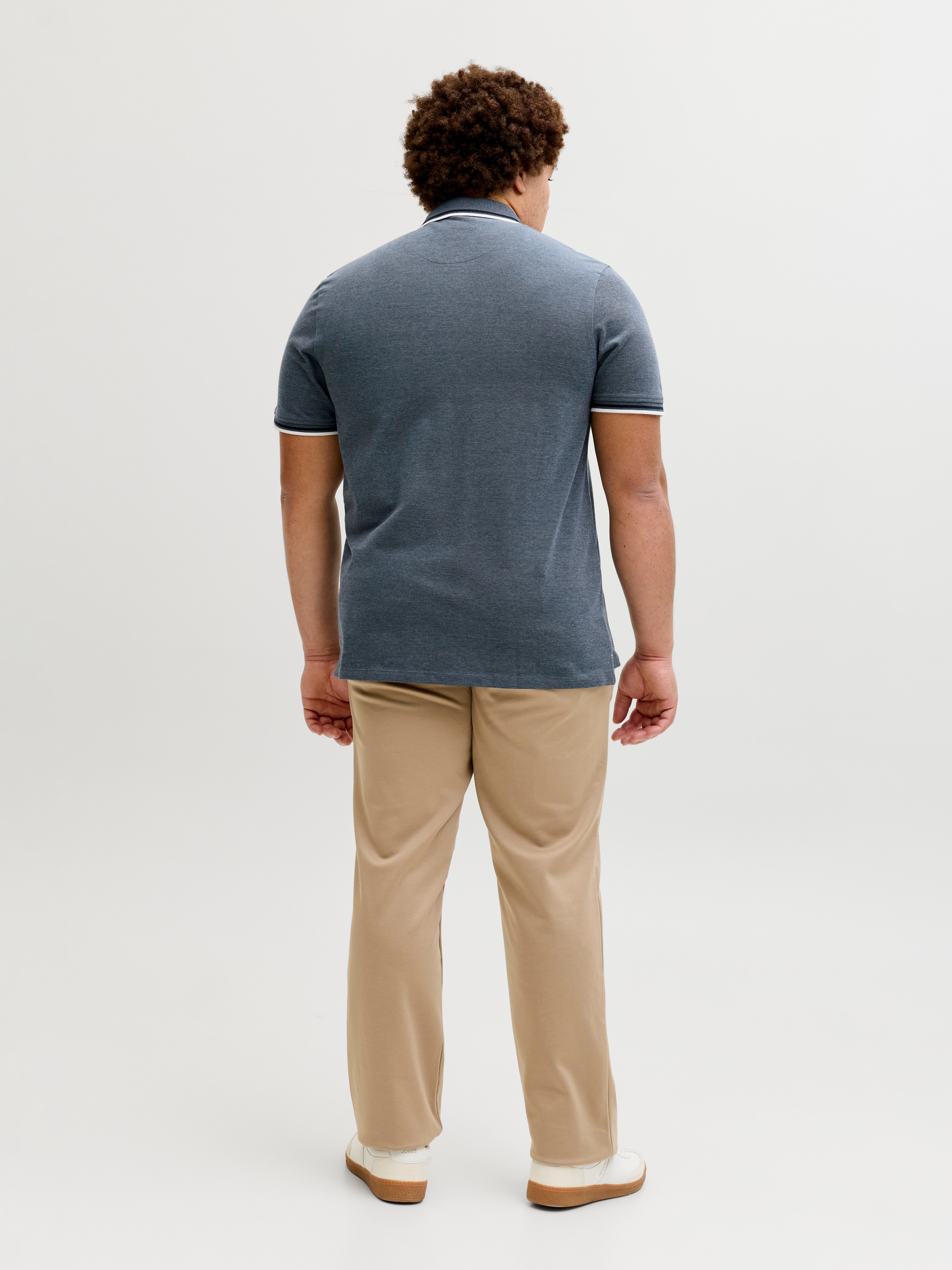 Jack & Jones PlusSize »JJEPAULOS POLO SS NOOS PLS« coton, coupe régulière