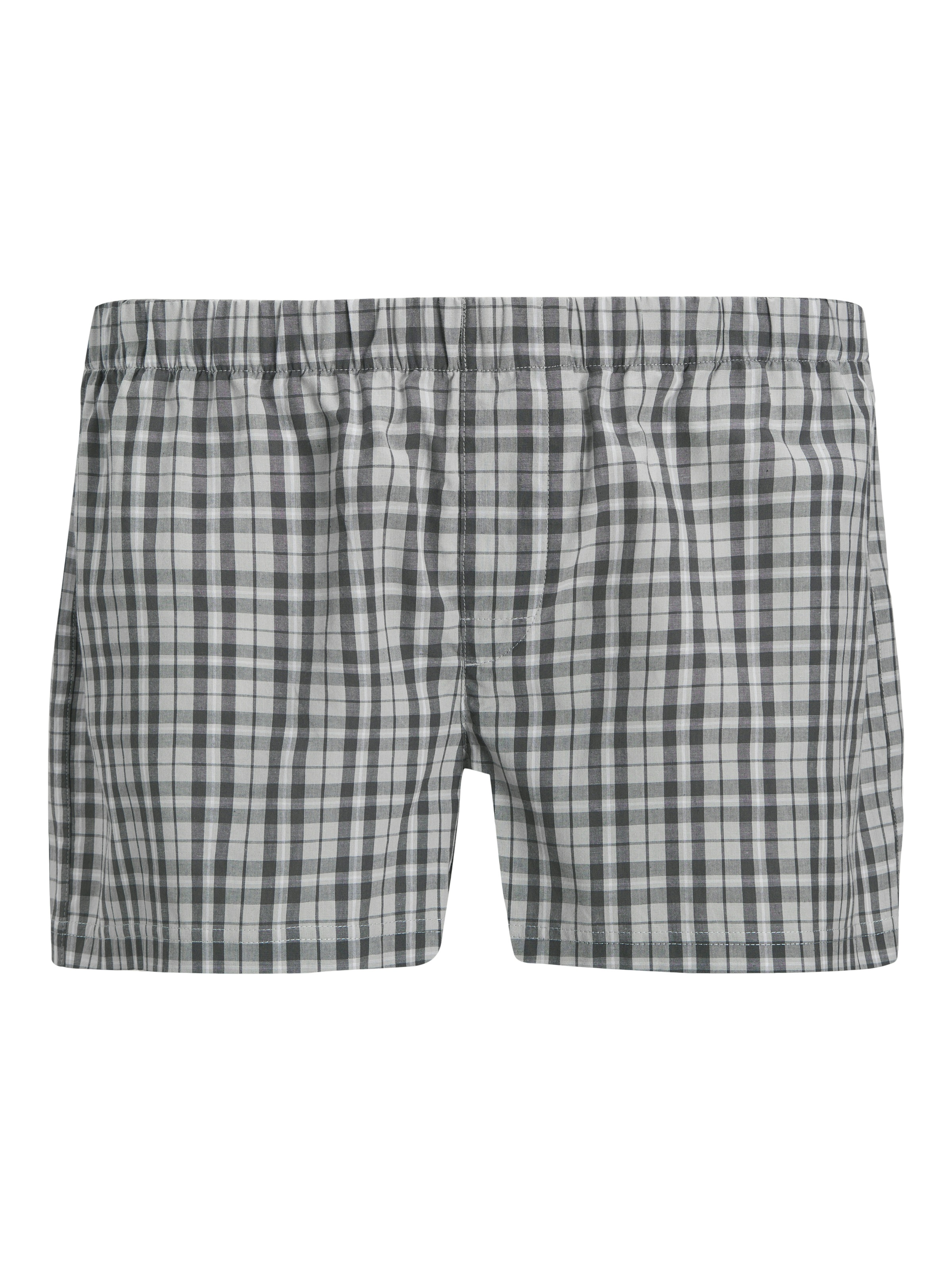 Jack & Jones Boxershorts »JACMILANO WOVEN BOXERS 3 PACK NOOS« Packung, 3 Stk. Baumwolle, elastisches Bündchen
