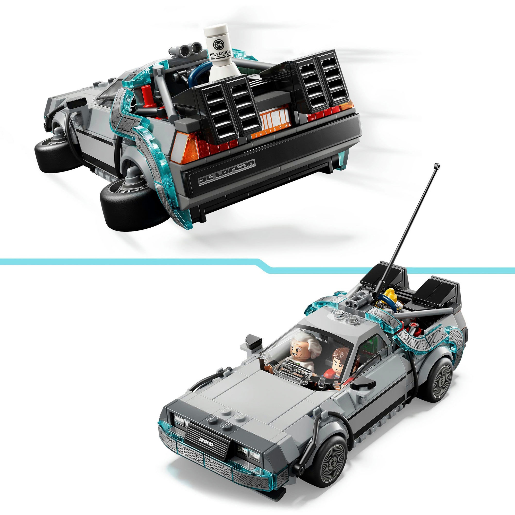 LEGO® Konstruktionsspielsteine »Zeitmaschine aus Zurück in die Zukunft (77256), LEGO Speed Champions« Made in Europe