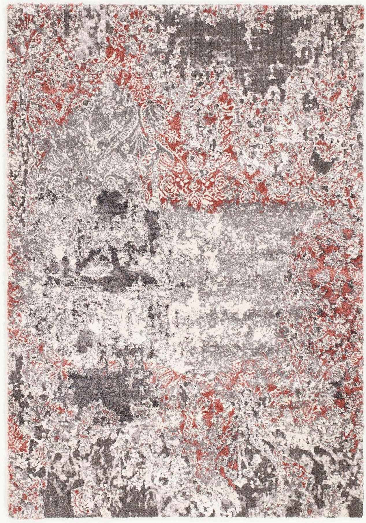 OCI DIE TEPPICHMARKE Tapis »JUWEL  DRAMATICA« Rectangulaire 20 mm Höhe Kurzflor, Wohnzimmer, Marmor Optik, Hoch Tief Effekt