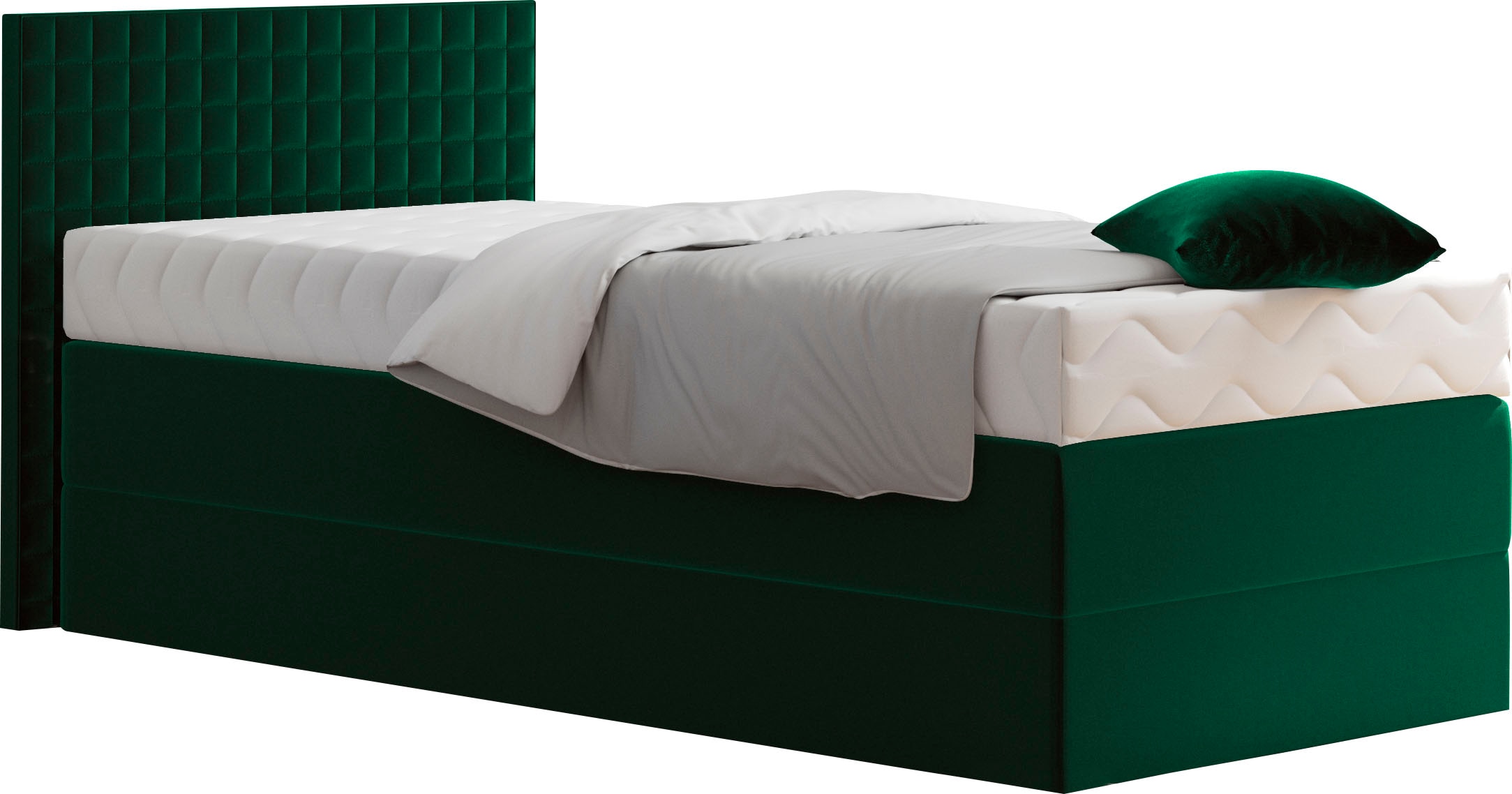 Westfalia Schlafkomfort Boxspringbett mit Zierkissen, wahlweise mit Topper