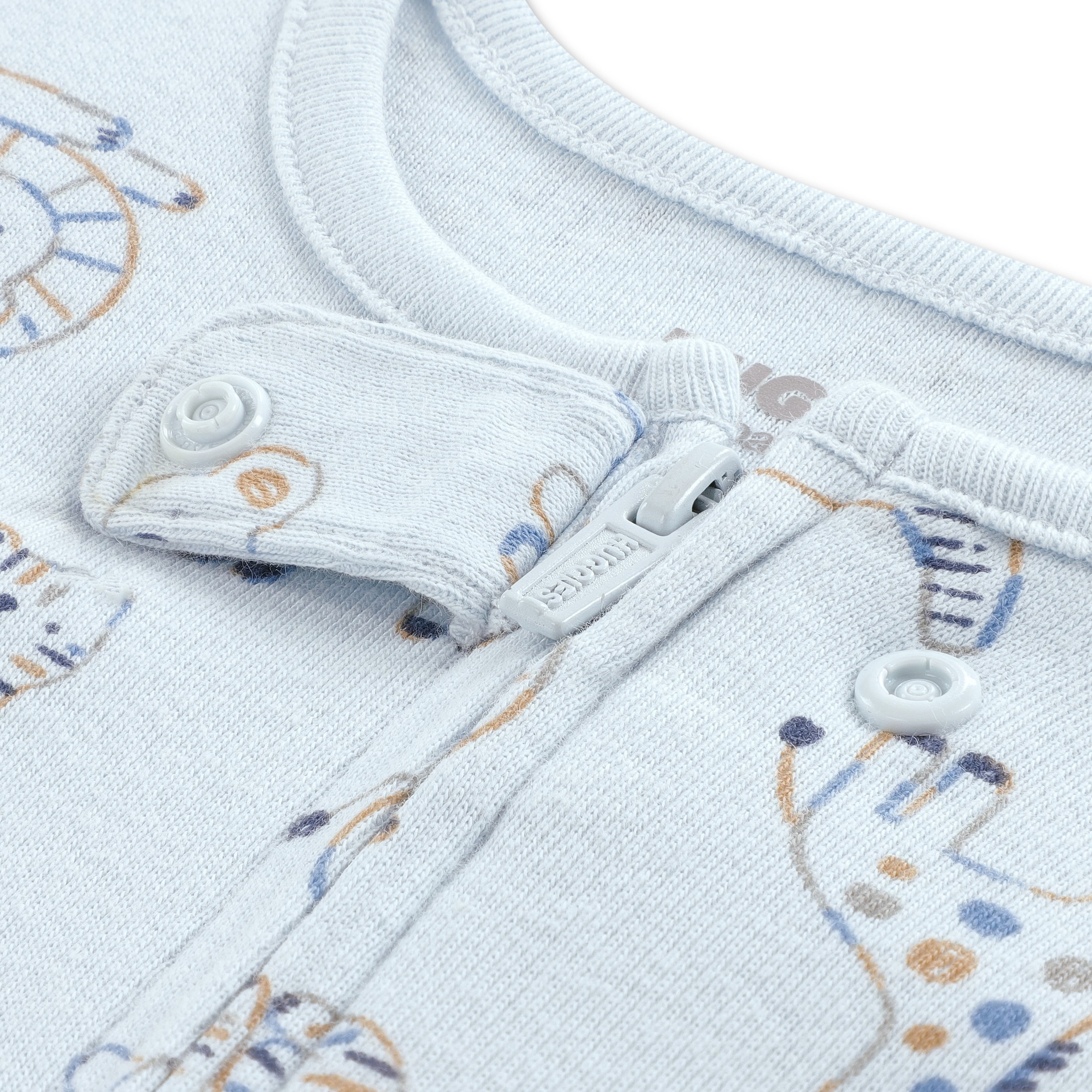 HUGGIES babywear Overall »HUGB FOOTED COVERALL« Strampler mit langen Armen und Füssen /  Allover-Print / für Boys