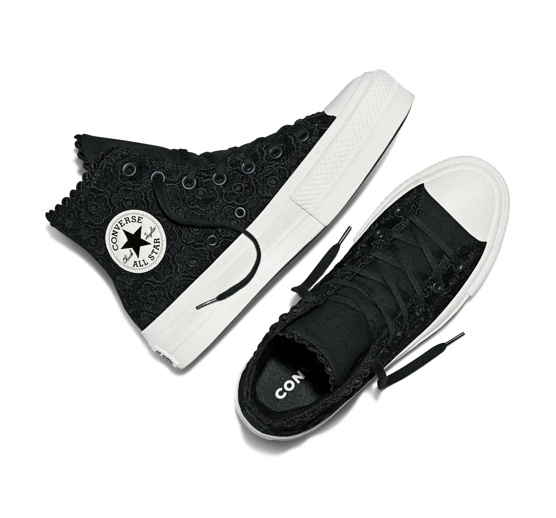 Converse Sneakers »CHUCK TAYLOR ALL STAR LIFT PLATFORM CROCHET«  pour activités de loisirs variées, semelle en caoutchouc