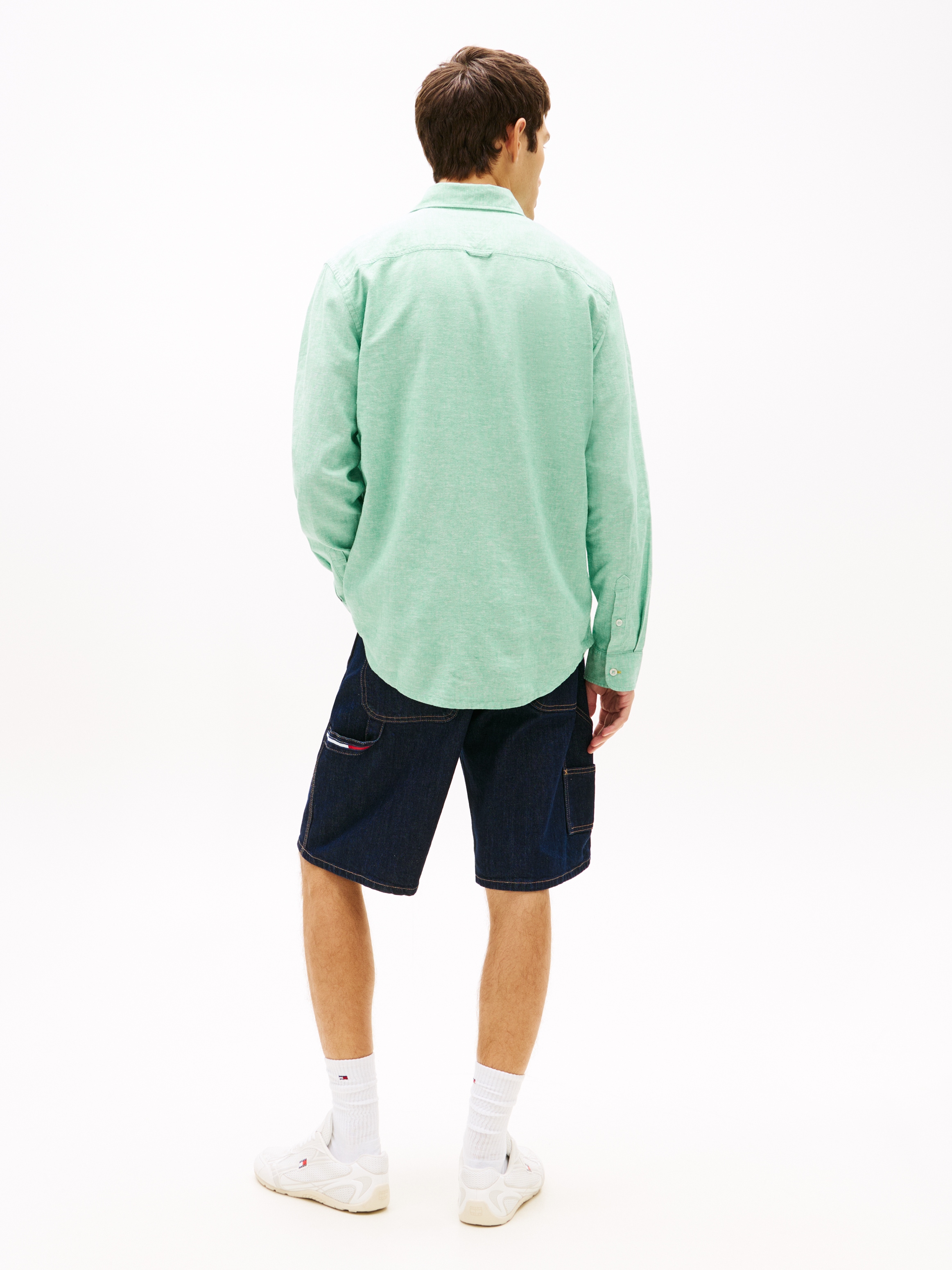 Tommy Jeans Chemise à manches longues »TJM REGULAR FIT LINEN BLEND«