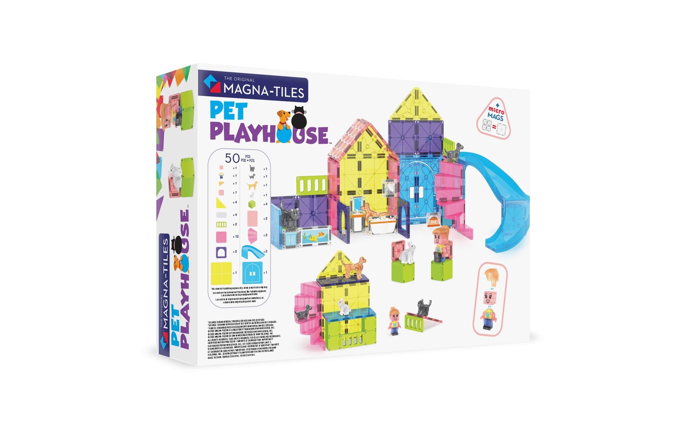   Steinbaukasten »Magna-Tiles Pet Playhouse 50 Teile«