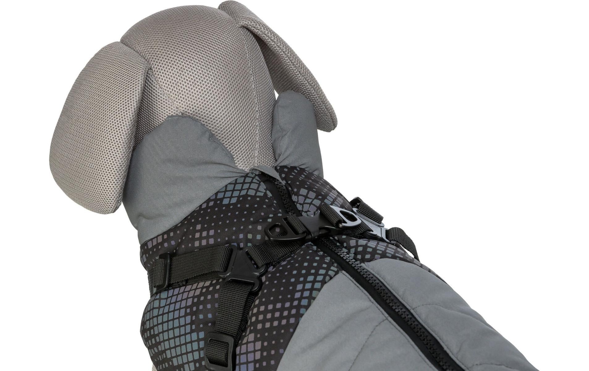 TRIXIE Imperméable pour chiens »Pontis Reflect« Wattierter und vollreflektierender Hundemantel