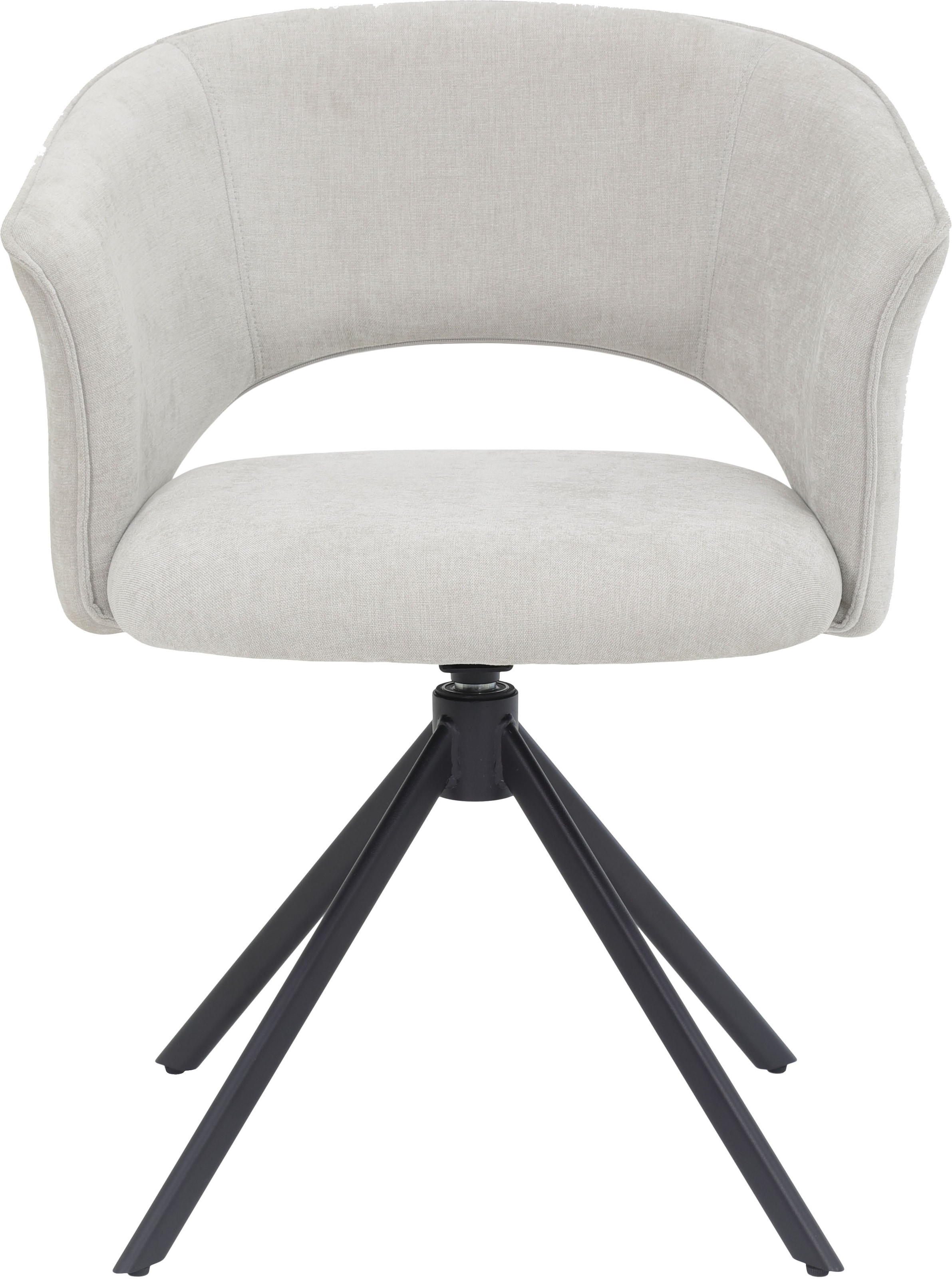 TOM TAILOR HOME Armlehnstuhl »CURVY ARMCHAIR« (Set) 2 Stk.mit Armlehnen, drehbar, Rückholfunktion, Rückenausschnitt