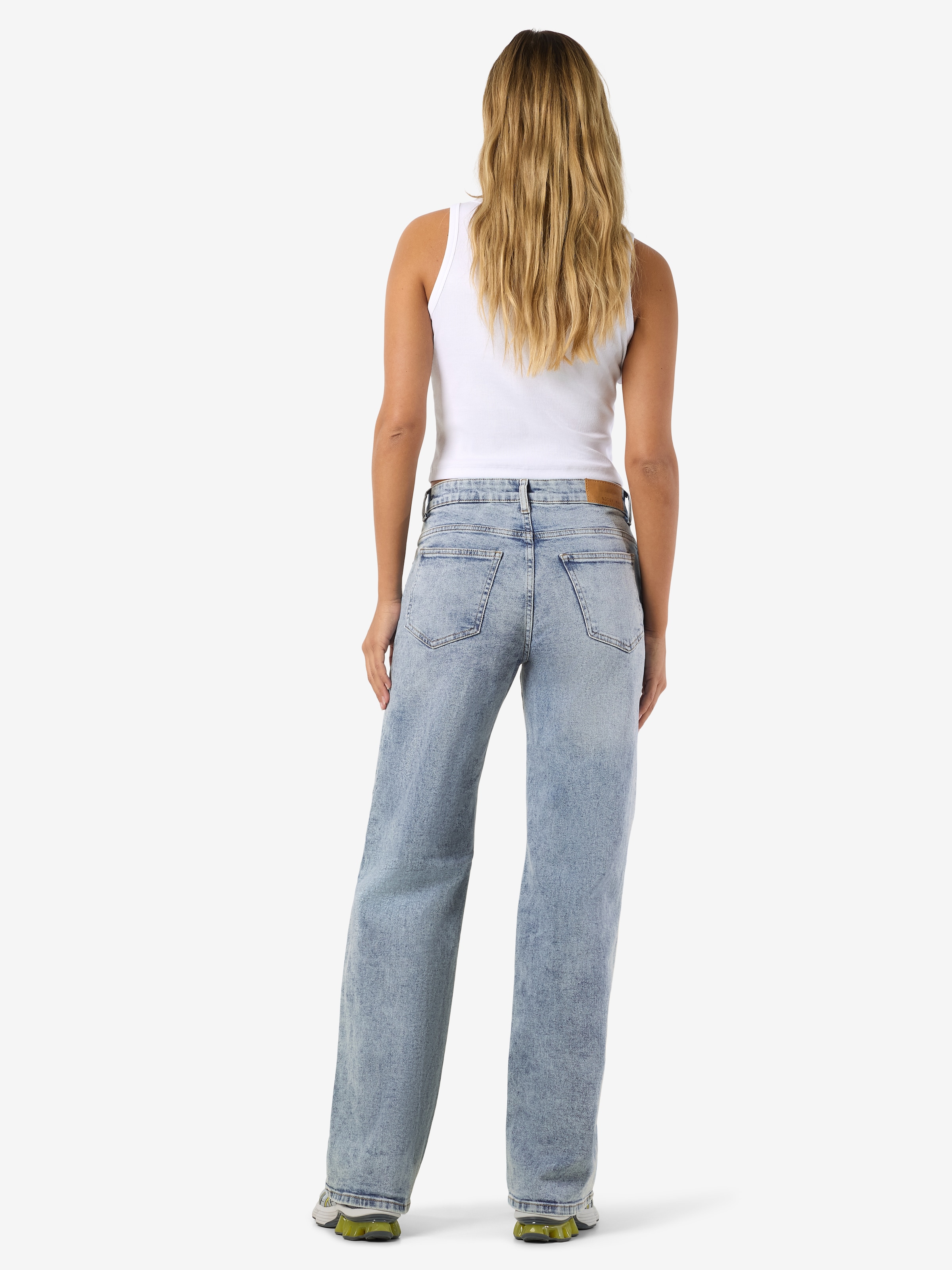 Noisy may Jeans droit »NMYOLANDA NW WIDE JEANS AZ236LB NOOS« extra lang