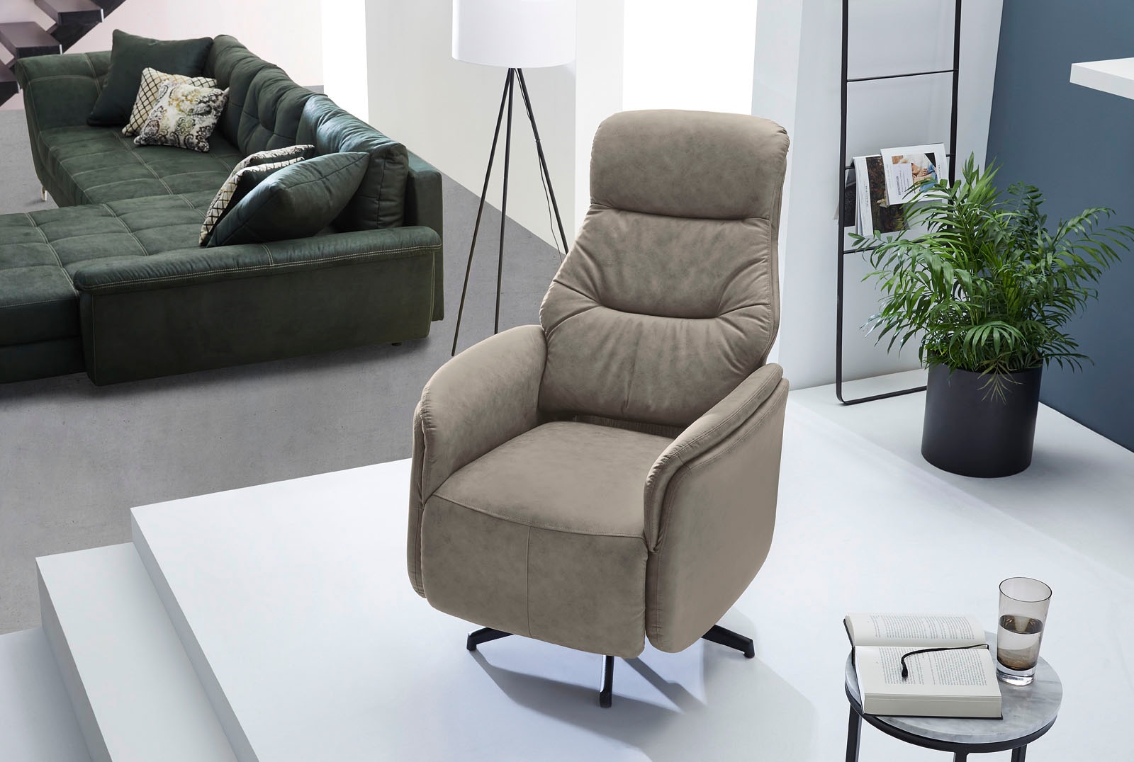 Jockenhöfer Gruppe TV-Sessel »Doro, B: 73 cm, Sitzhöhe: 50 cm« elektr. Relaxfunktion, 2 Motoren, separate Steuerung Fuss- & Rückenteil