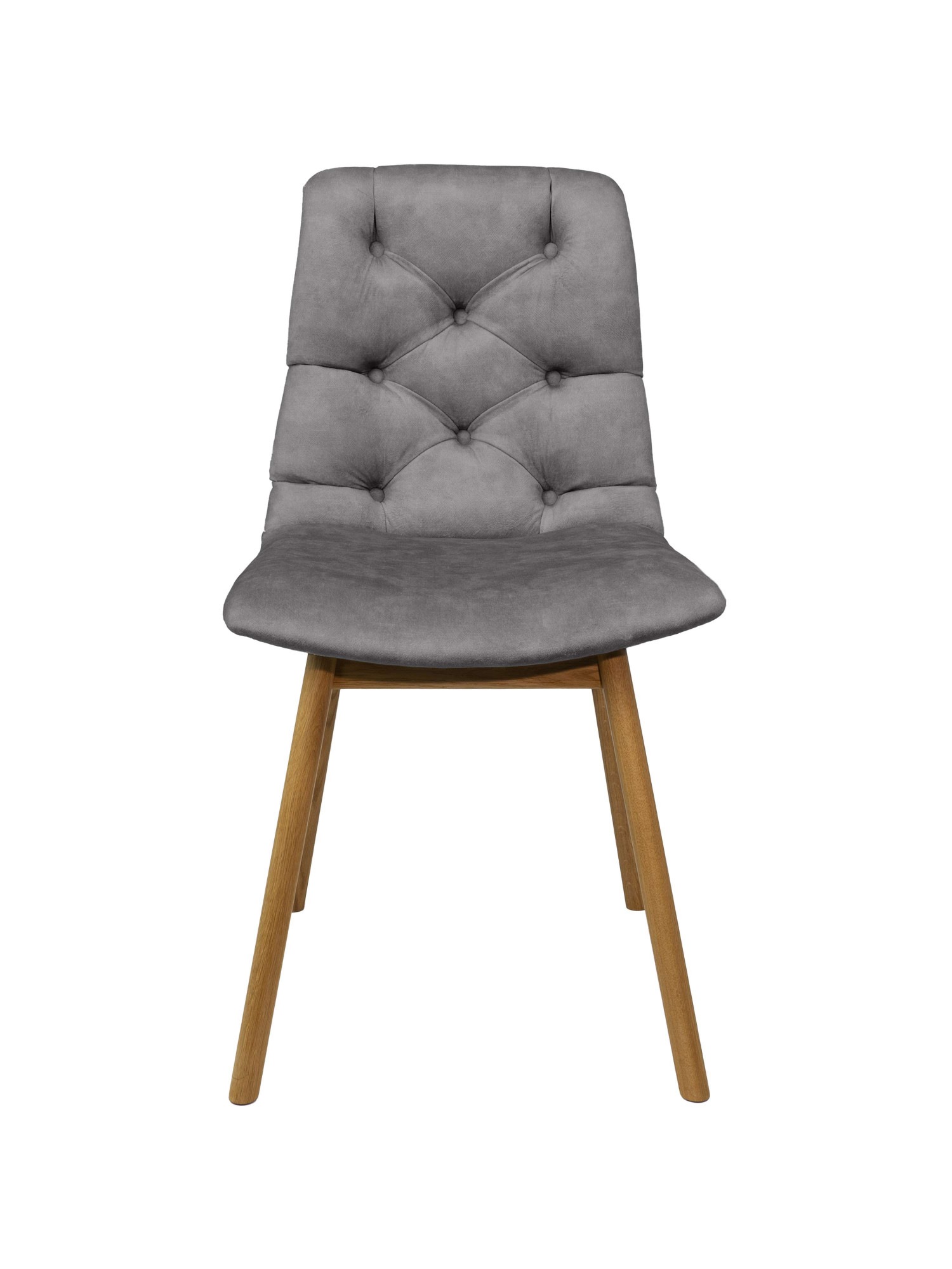 GOODproduct Chaise à 4 pieds »Ramon« (Set) 2 cuismit Massivholzbeinen, verschiedene Stoffe und Farben