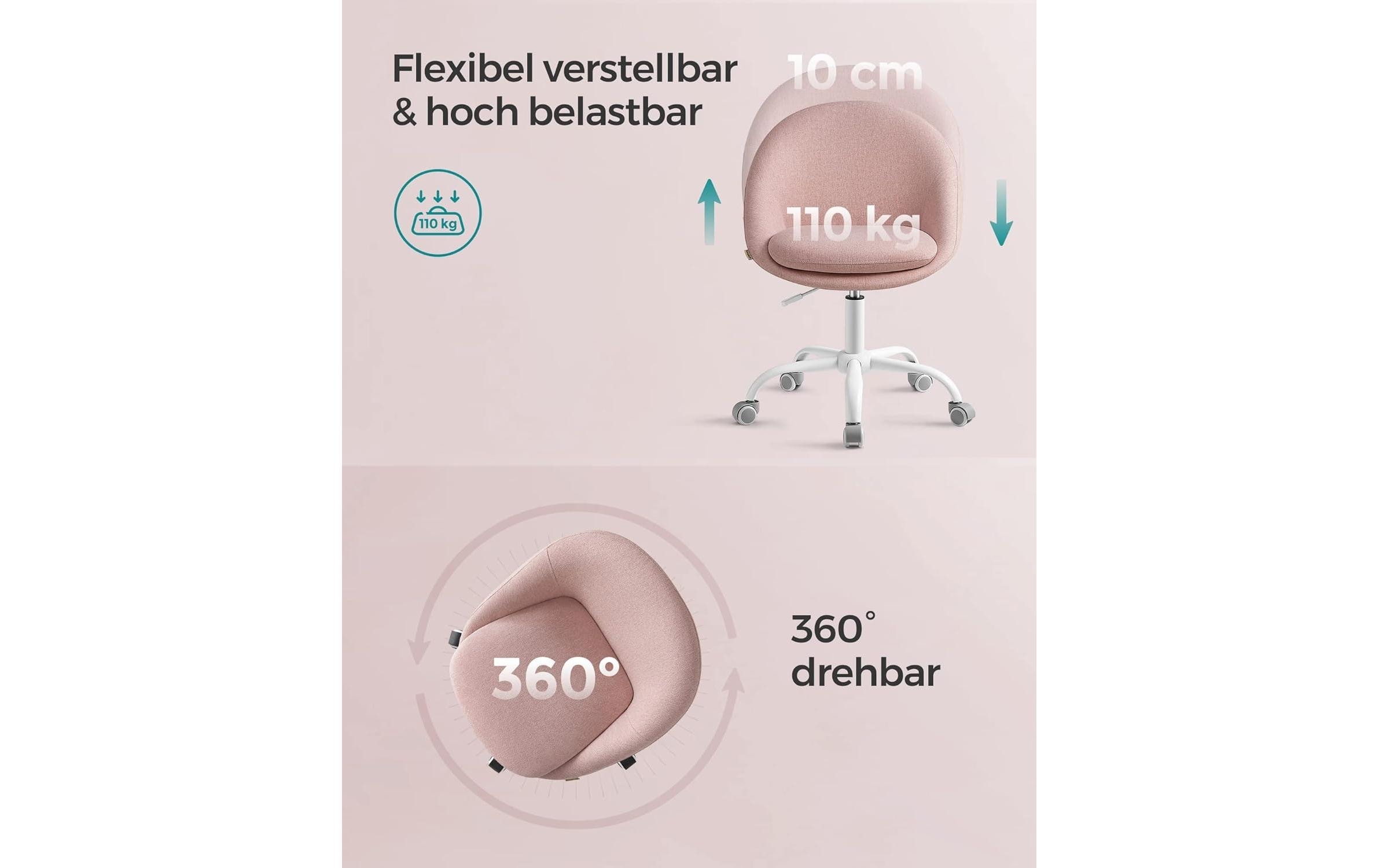 SONGMICS Bürostuhl »mit Fusskreuz« ()