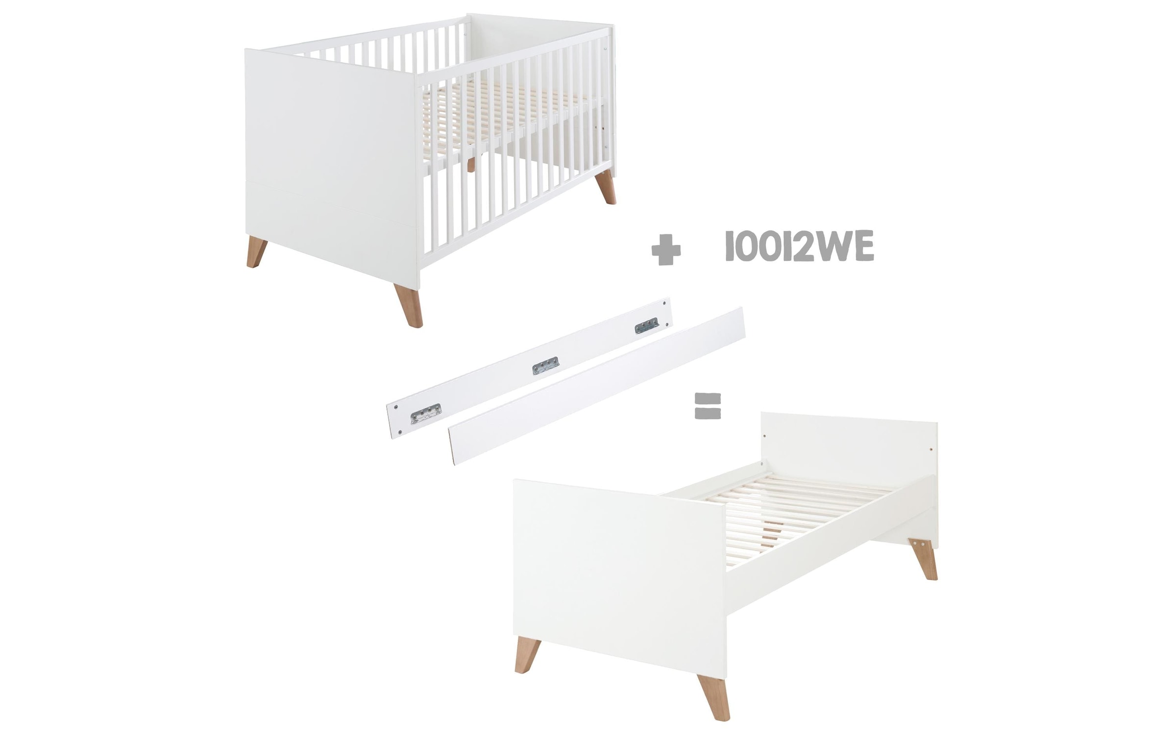 roba® Lit d'enfant »roba Kombi-Kinderbett 70 x 140 cm«