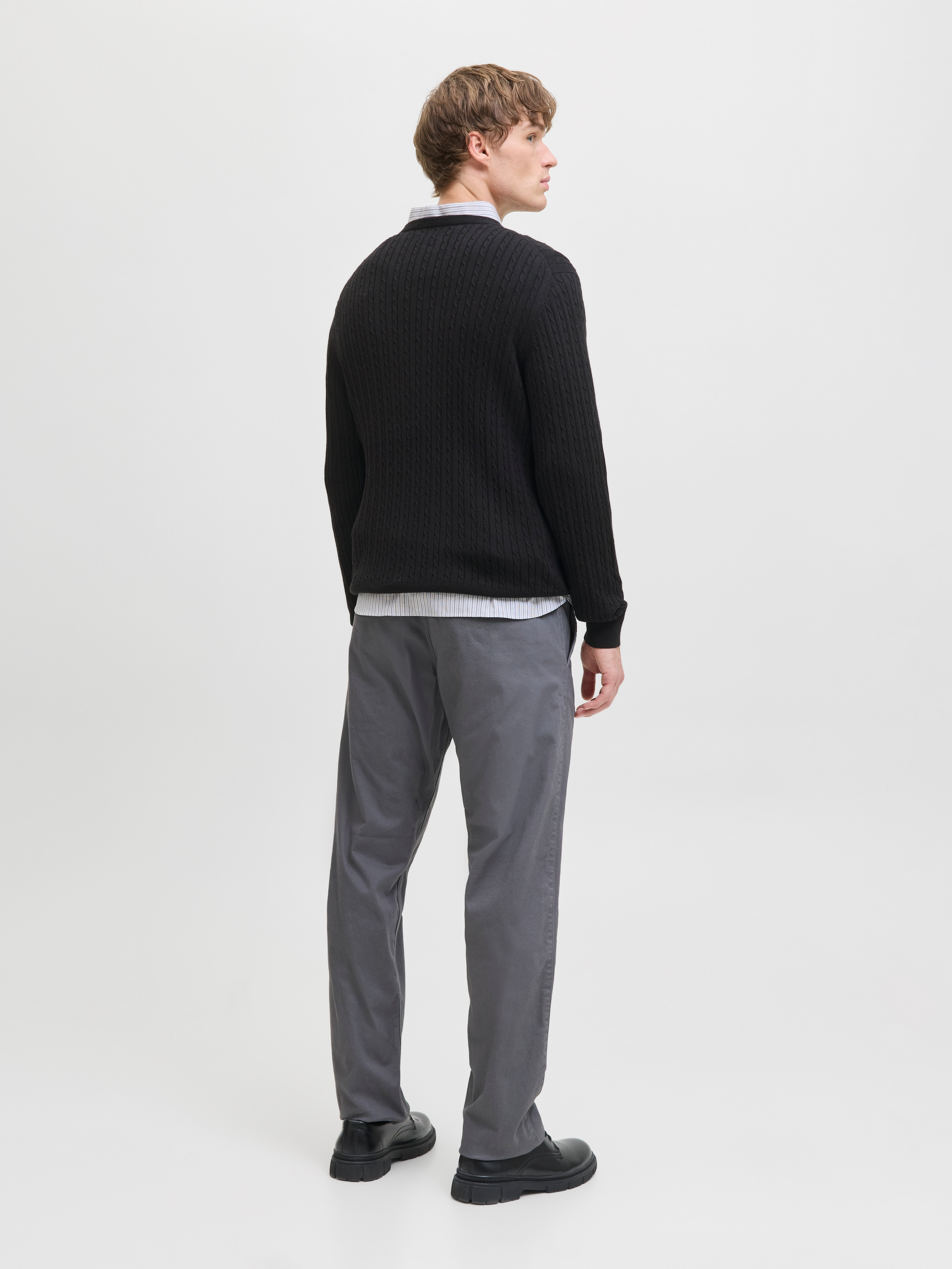 Jack & Jones Pull en tricot »JJEEMIL KNIT CABLE CREW NECK NOOS«