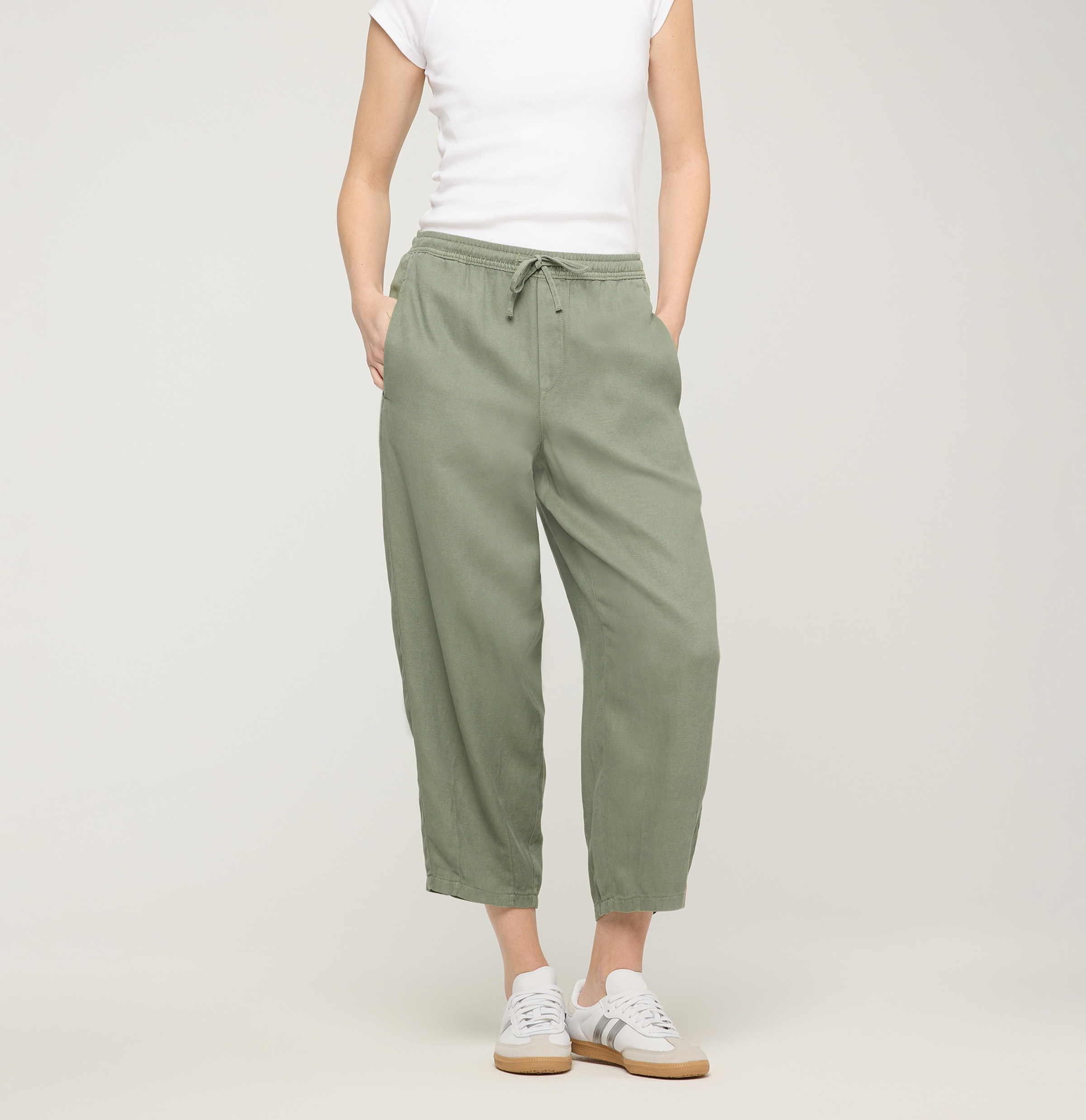 MAC Stoffhose »BAY 2.3 relaxed«  mit elastischem Bund und Bindeband