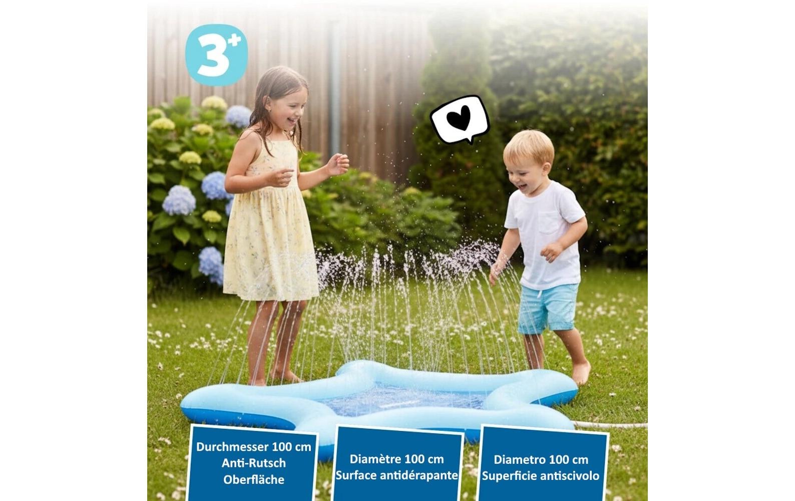 ALLEGRO Pataugeoire »mit Sprinkler Star«