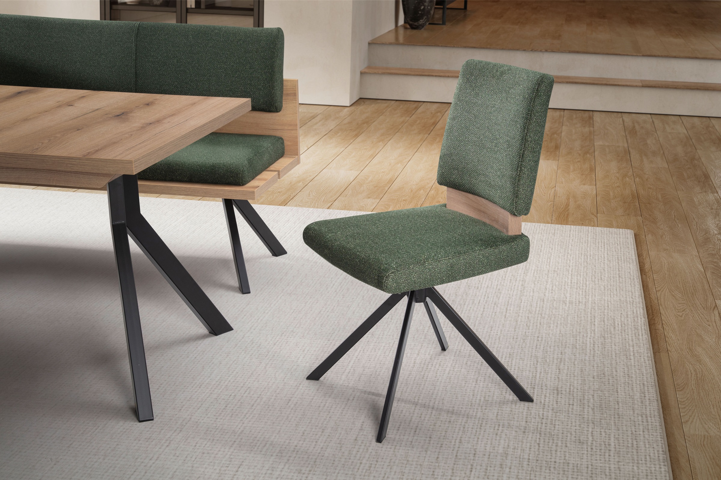 massivline&more Chaise pivotante »Brügge 301« () 1 cuis