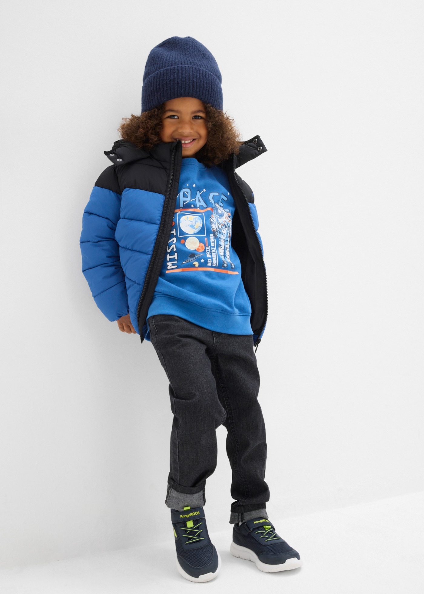 bonprix Veste d'hiver avec doublure chaude, coupe régulière, pour garçons