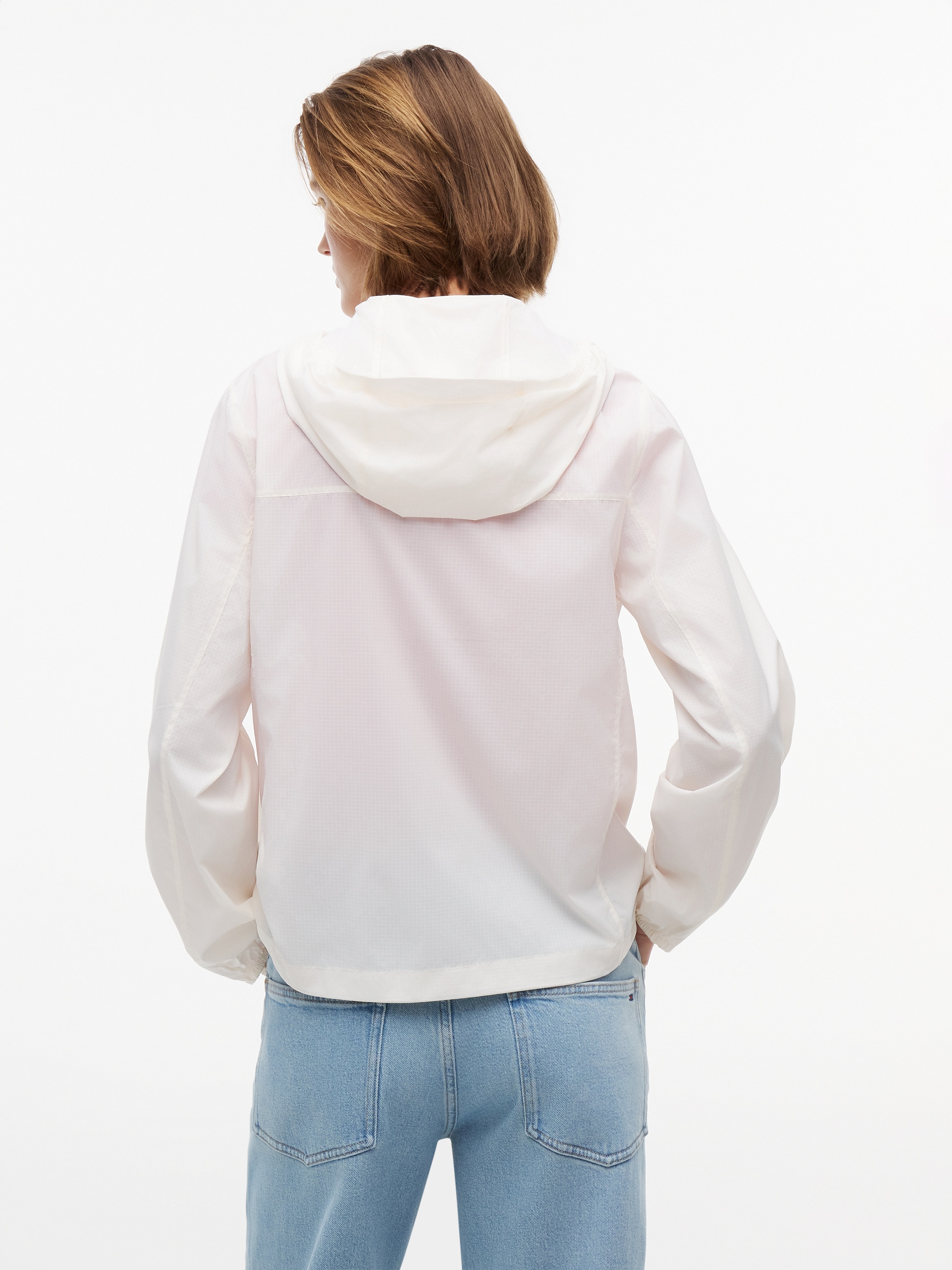 Tommy Jeans Blouson »TJW OUTDOOR SHELL JACKET« mit Kapuze Kunstfaser