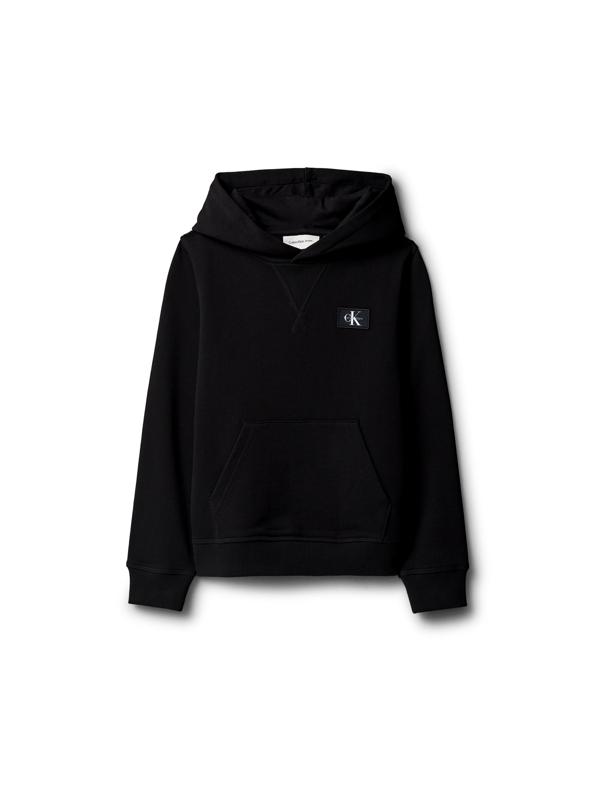 Calvin Klein Sweat à capuche »TERRY CK WOVEN LABEL HOODIE«, coupe régulière avec capuche
