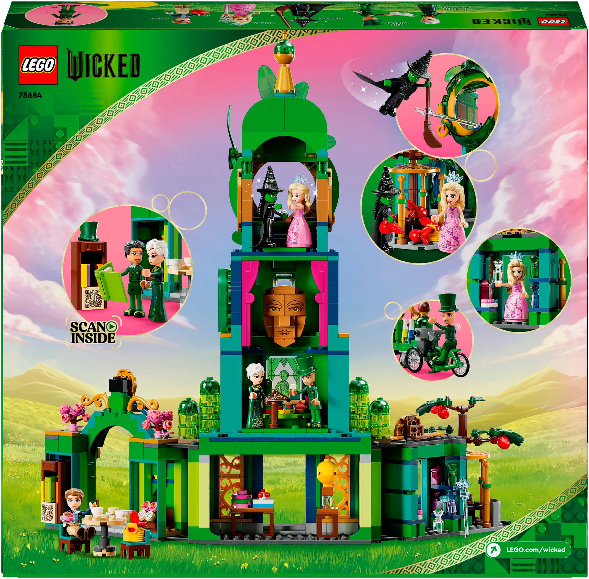 LEGO® Konstruktionsspielsteine »Willkommen in Emerald City (75684), LEGO Wicked« Made in Europe