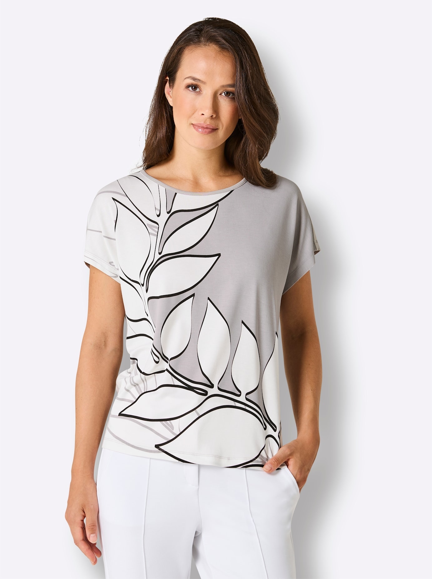 CREATION L PREMIUM T-shirt imprimé »Modal-Shirt« 1 pièces