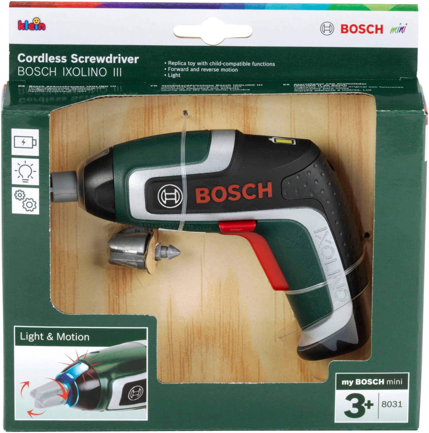 Klein Visseuse sans fil pour enfants »Bosch, Ixolino 7« mit Licht und Sound