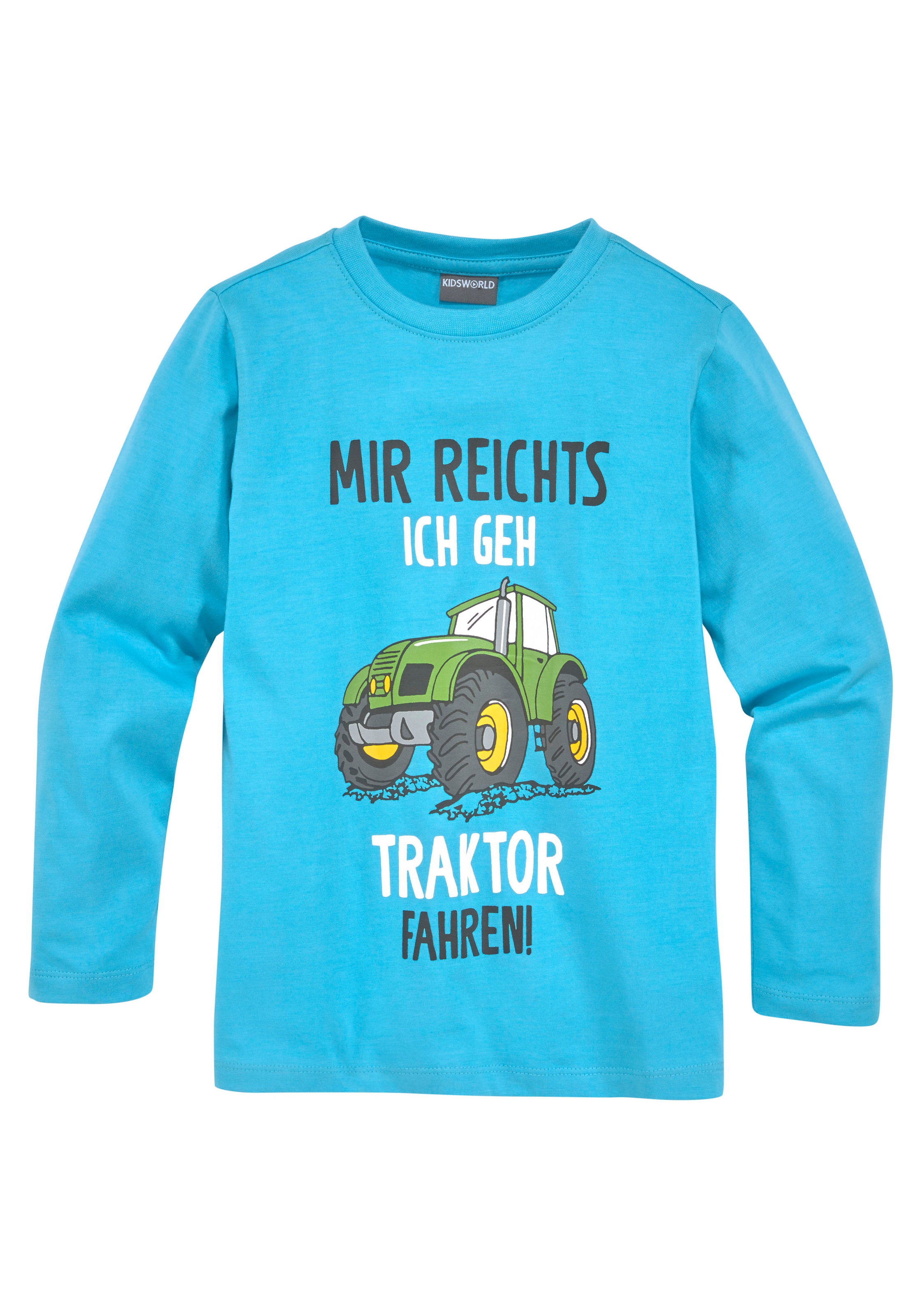 KIDSWORLD Chemise & pantalon »2tlg. Set Langarmshirt + Hose« Ensemble, 2, 2 J'EN AI ASSEZ, JE VAIS CONDUIRE LE TRACTEUR
