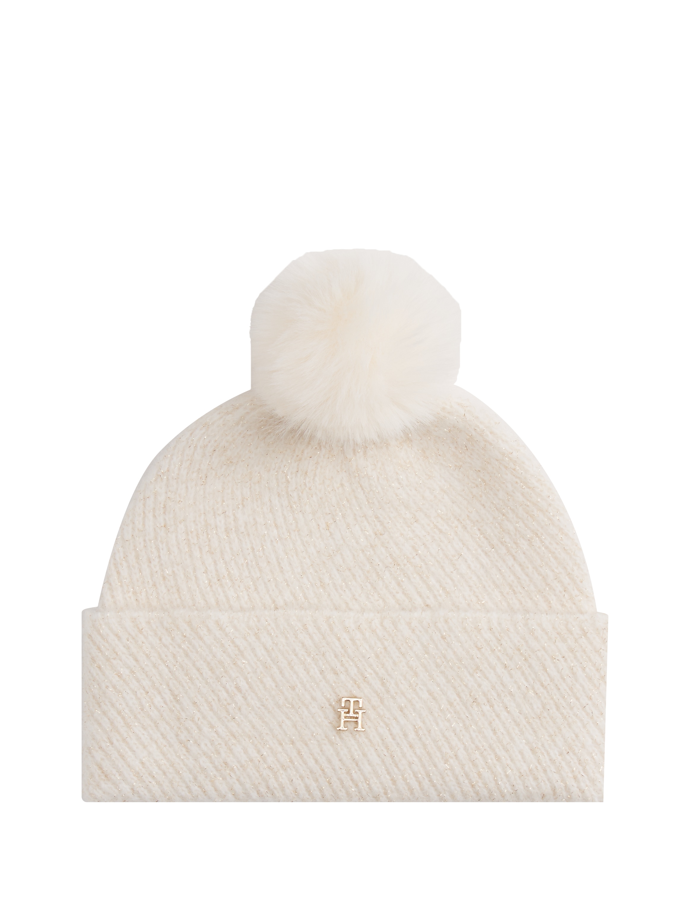 Tommy Hilfiger Beanie »POM POM LUREX« in Geschenkbox, Set aus Mütze und Schal