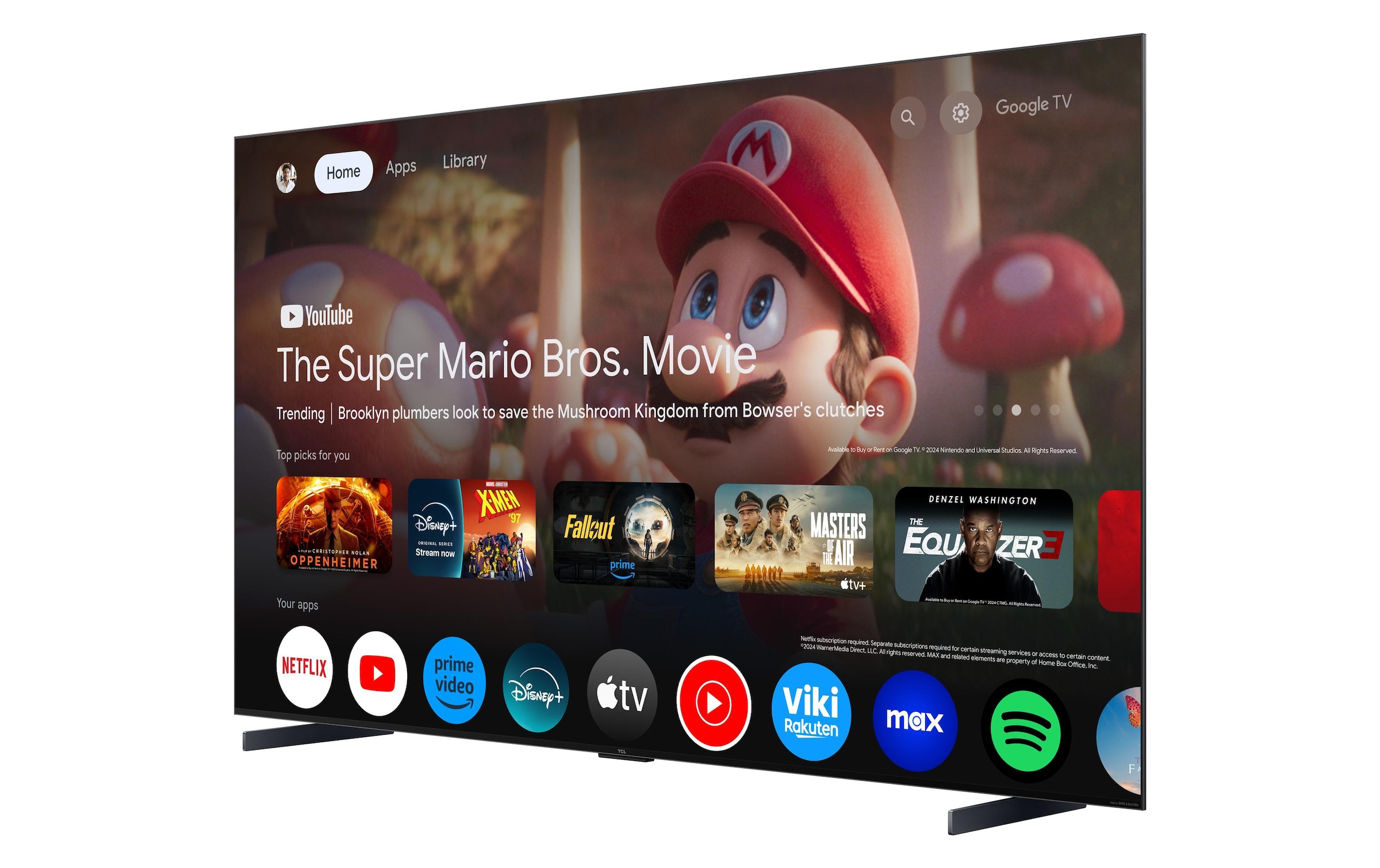 TCL Téléviseur QLED »98C7K« 249 cm/98 ″