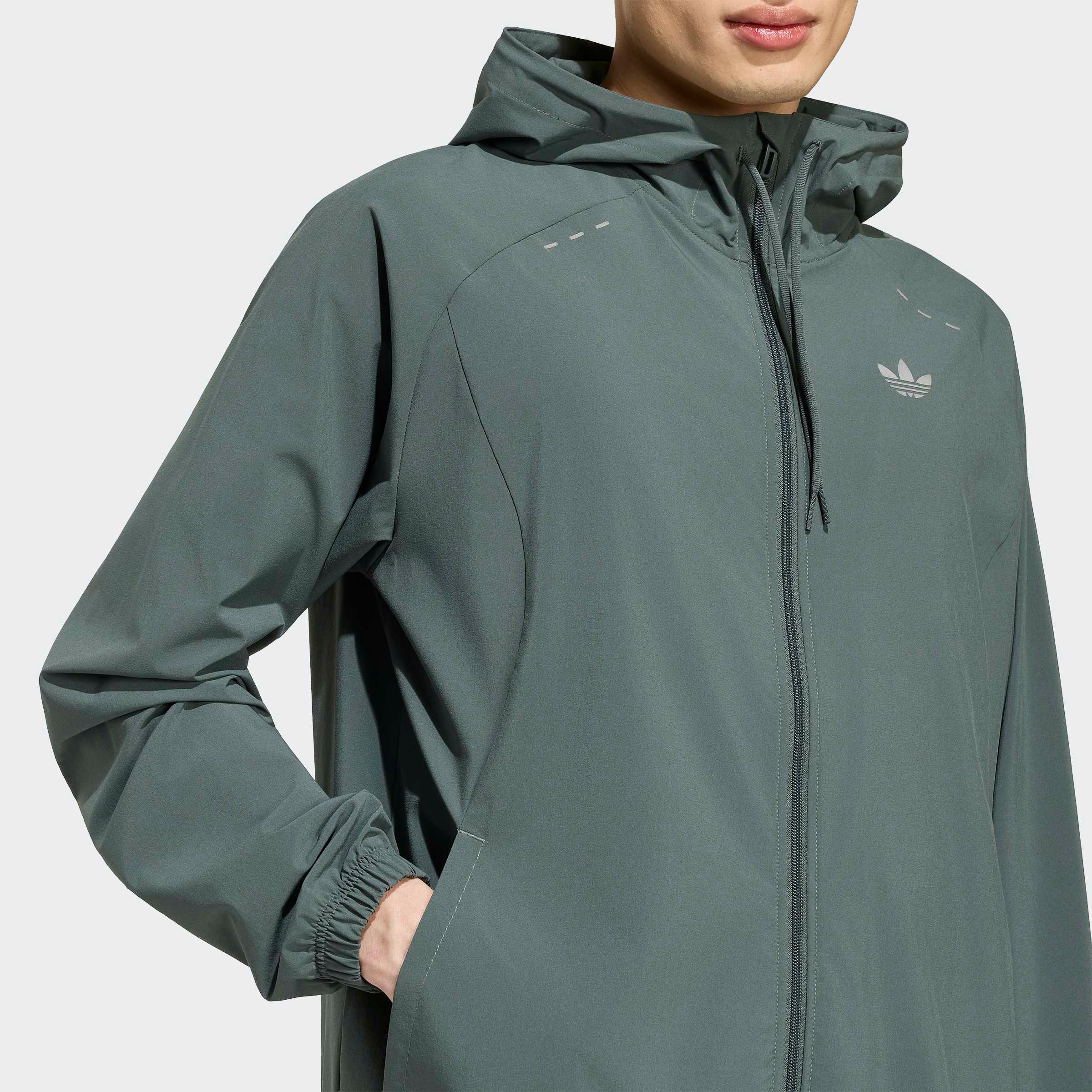 adidas Originals Kapuzensweatshirt »TECH TREFOIL ESSENTIALS ORIGINALS, KAPUZE, DURCHGEHENDER REISSVERSCHL«
