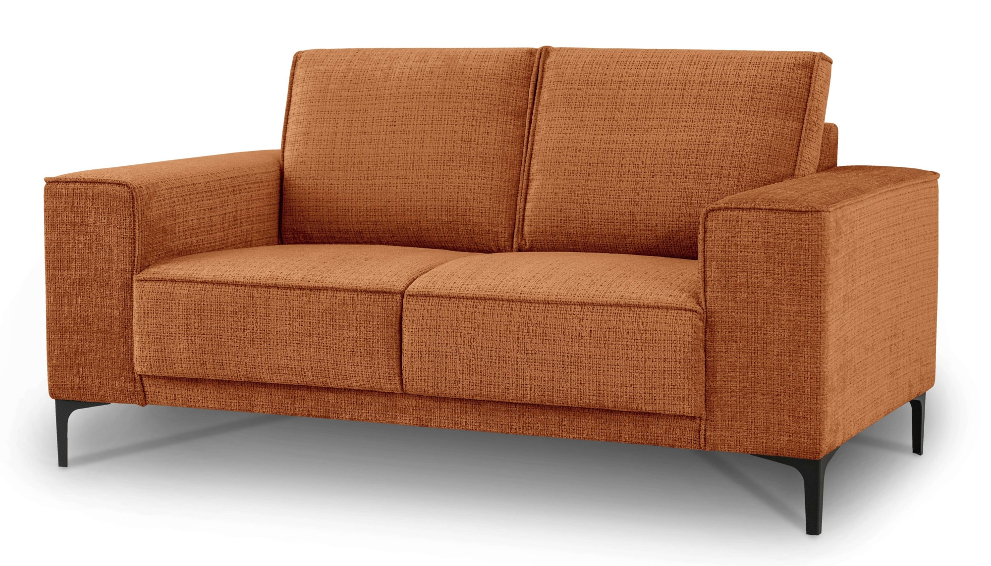 GOODproduct 2-places »OLAND Chenille, Sofa, B: 164 cm, Skandi-Design« 164 cm, suspension à vagues, design scandinave, pieds en métal