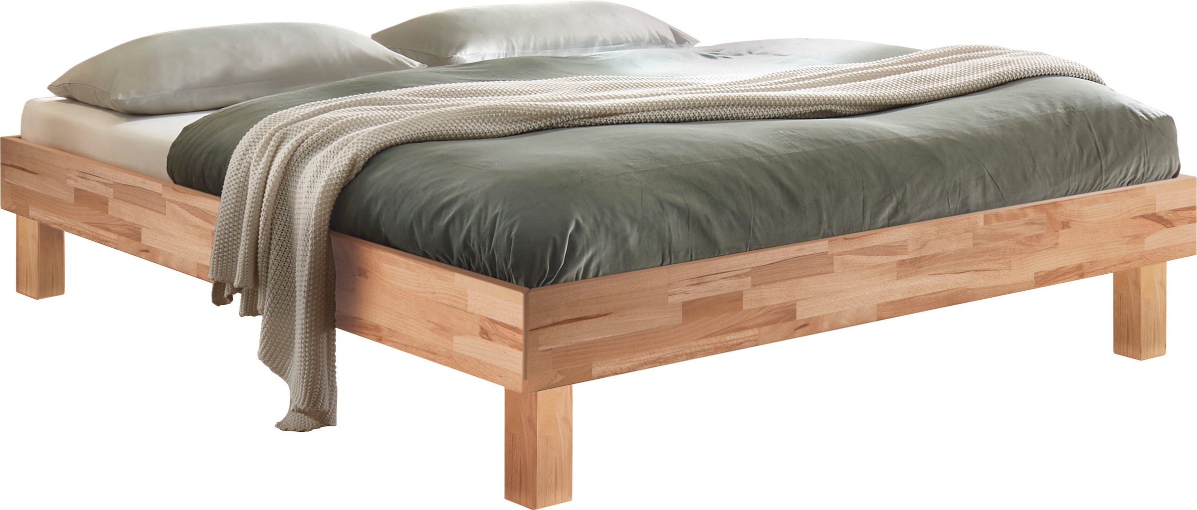 HASENA Lit en bois »Rapallo« hauteur de semelle 25 cm