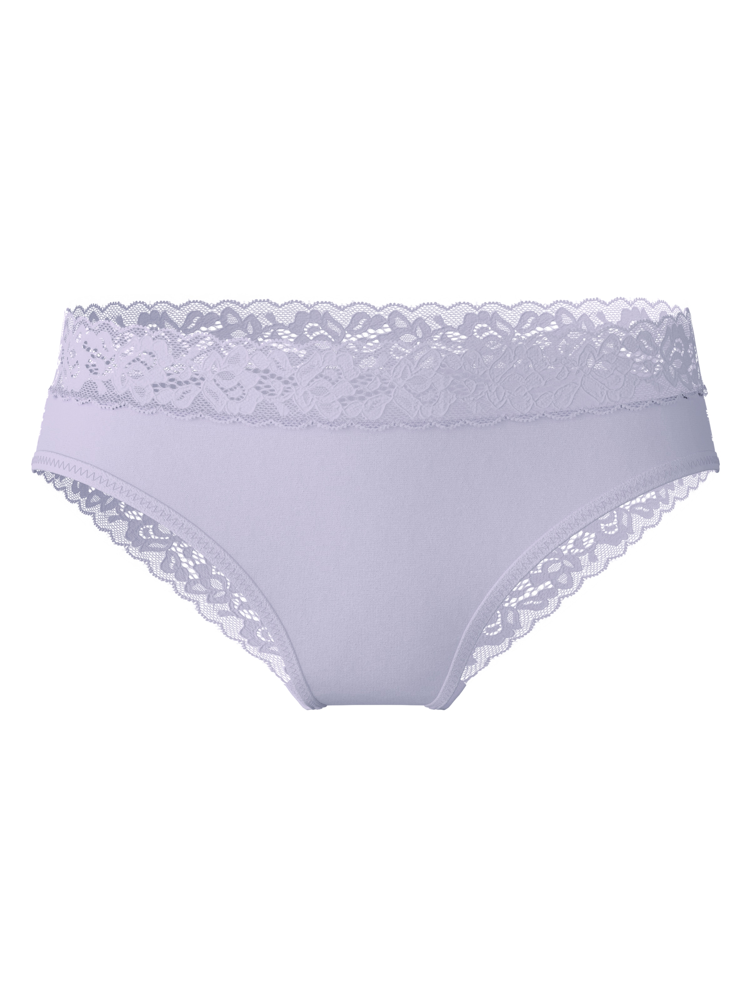 CALIDA Slip »Natural Comfort Lace« verspielte Spitze, Regular-Cut, elastischer Single Jersey, weich