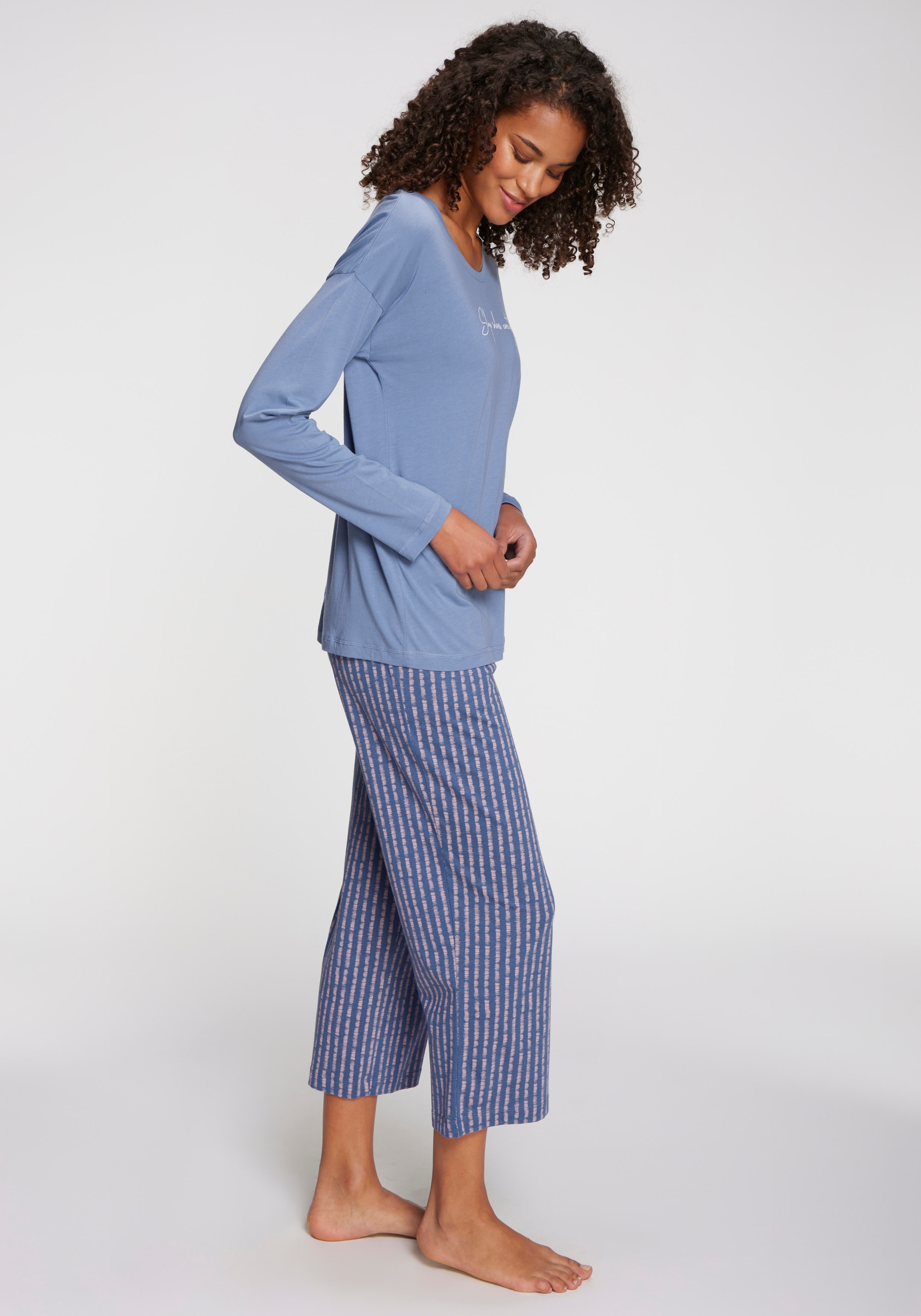 Vivance Dreams Pantalon de pyjama  Mit schönem Allovermuster